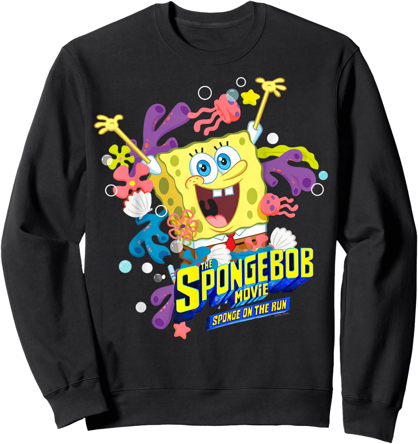 SpongeBob SquarePants: Sponge On The Run Portrait Sweatshirt - Sweatshirt | Black