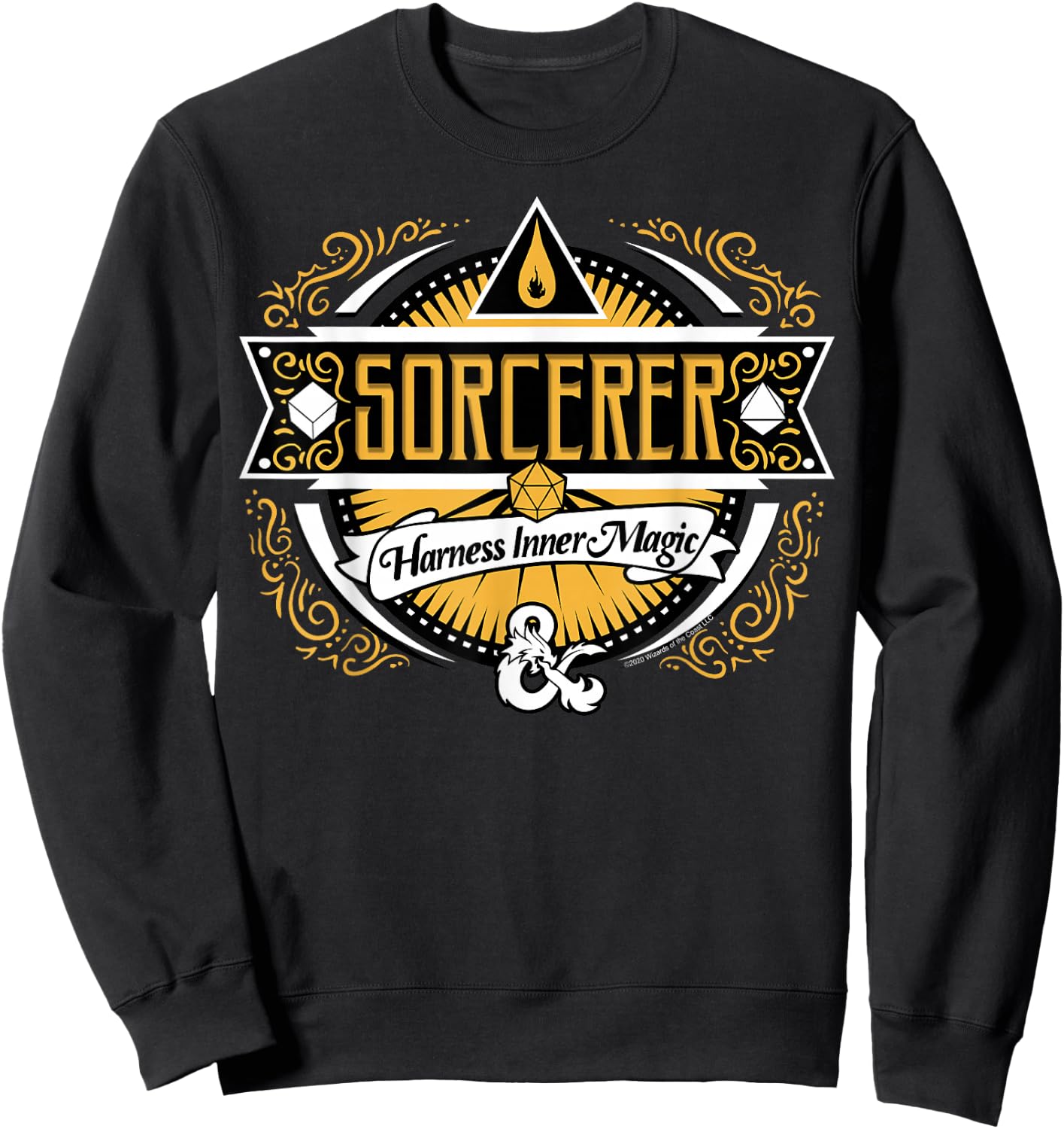 Dungeons & Dragons Sorcerer Harness Inner Magic Sweatshirt - Sweatshirt | Black