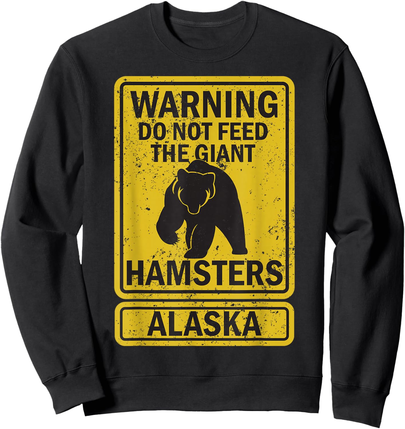Funny Alaska Grizzly Brown Kodiak Bear Gift Women Sweatshirt - Sweatshirt | Black