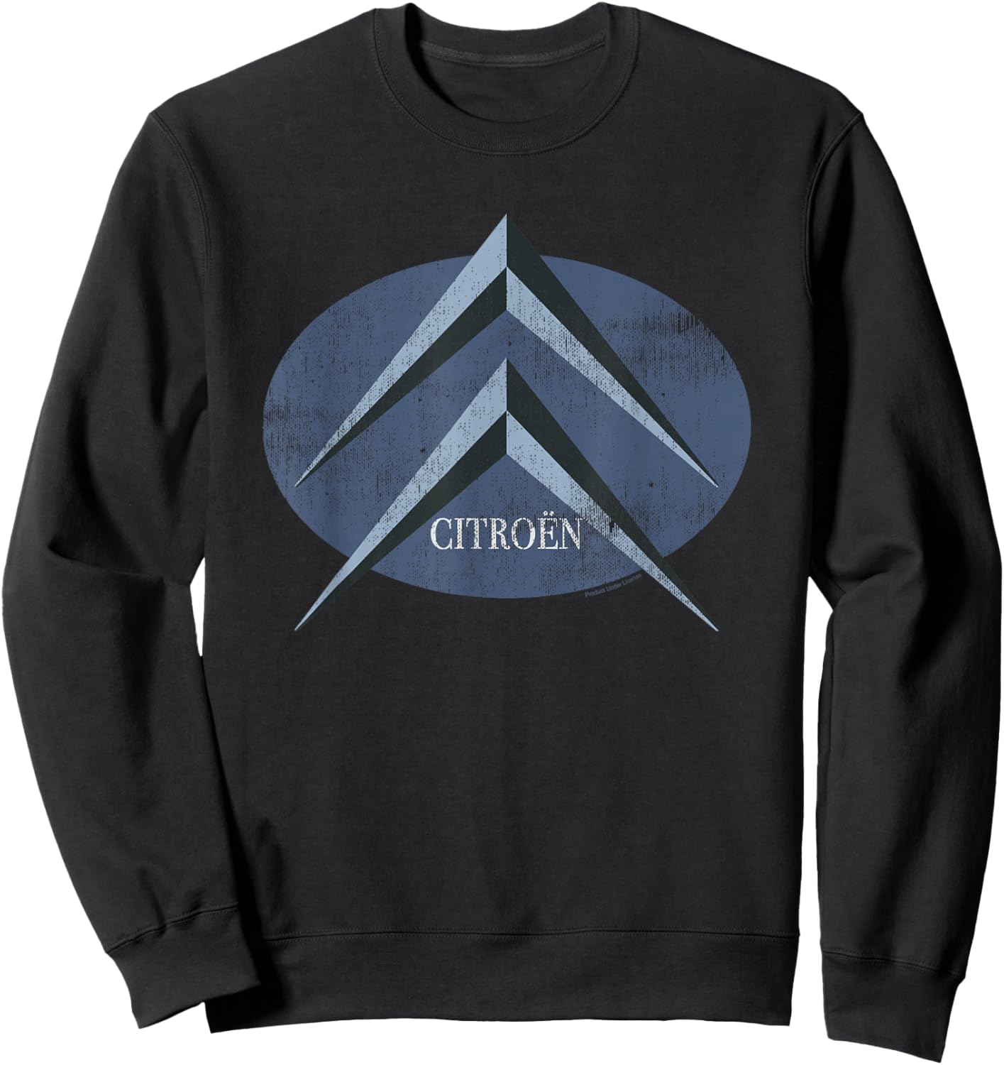 Citroën Blue Chevron Reto Logo Sweatshirt - Sweatshirt | Black