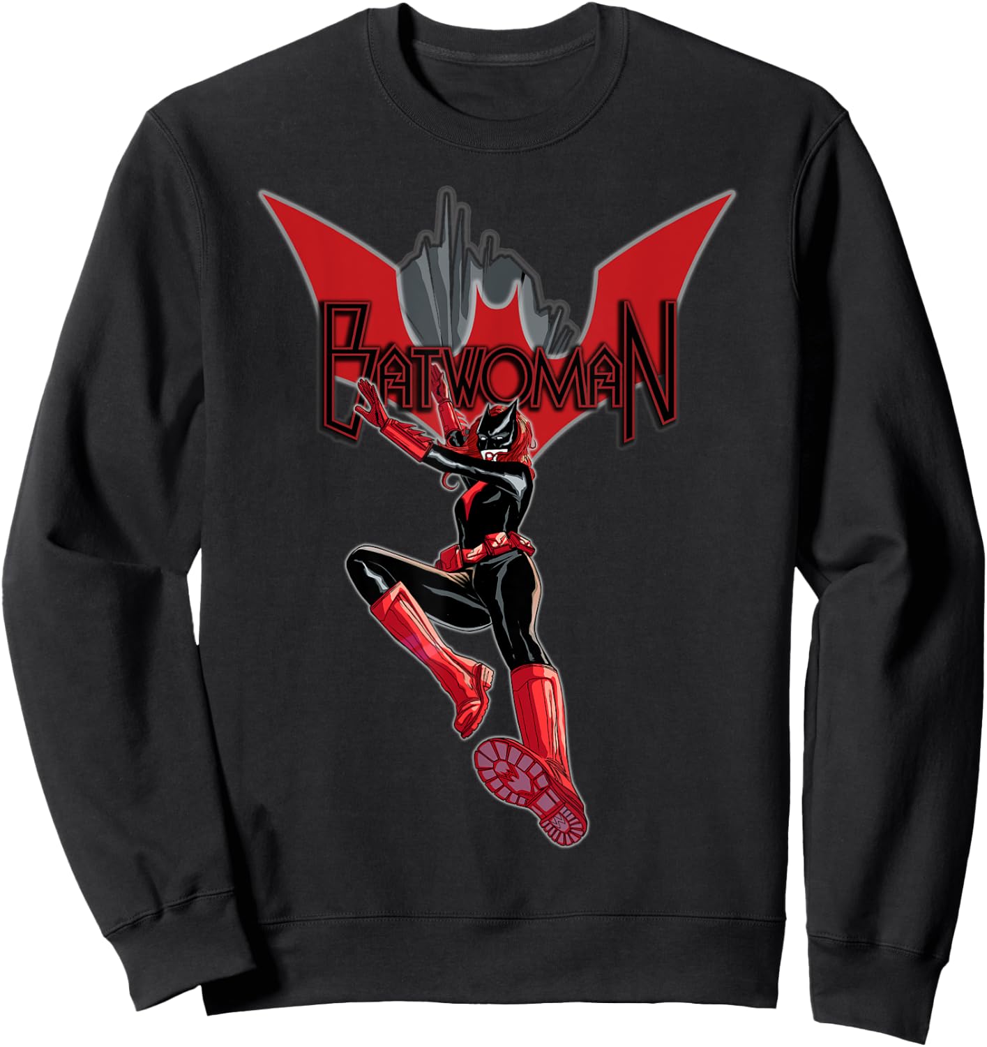 DC Batwoman Logo Entrance Sweatshirt - Sweatshirt | Black