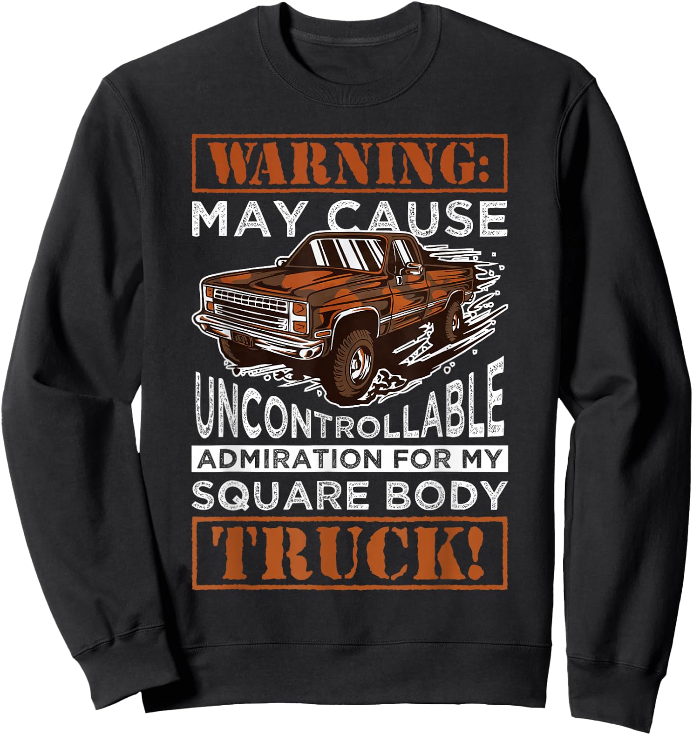Square Body Truck Sweatshirt - Sweatshirt | Black