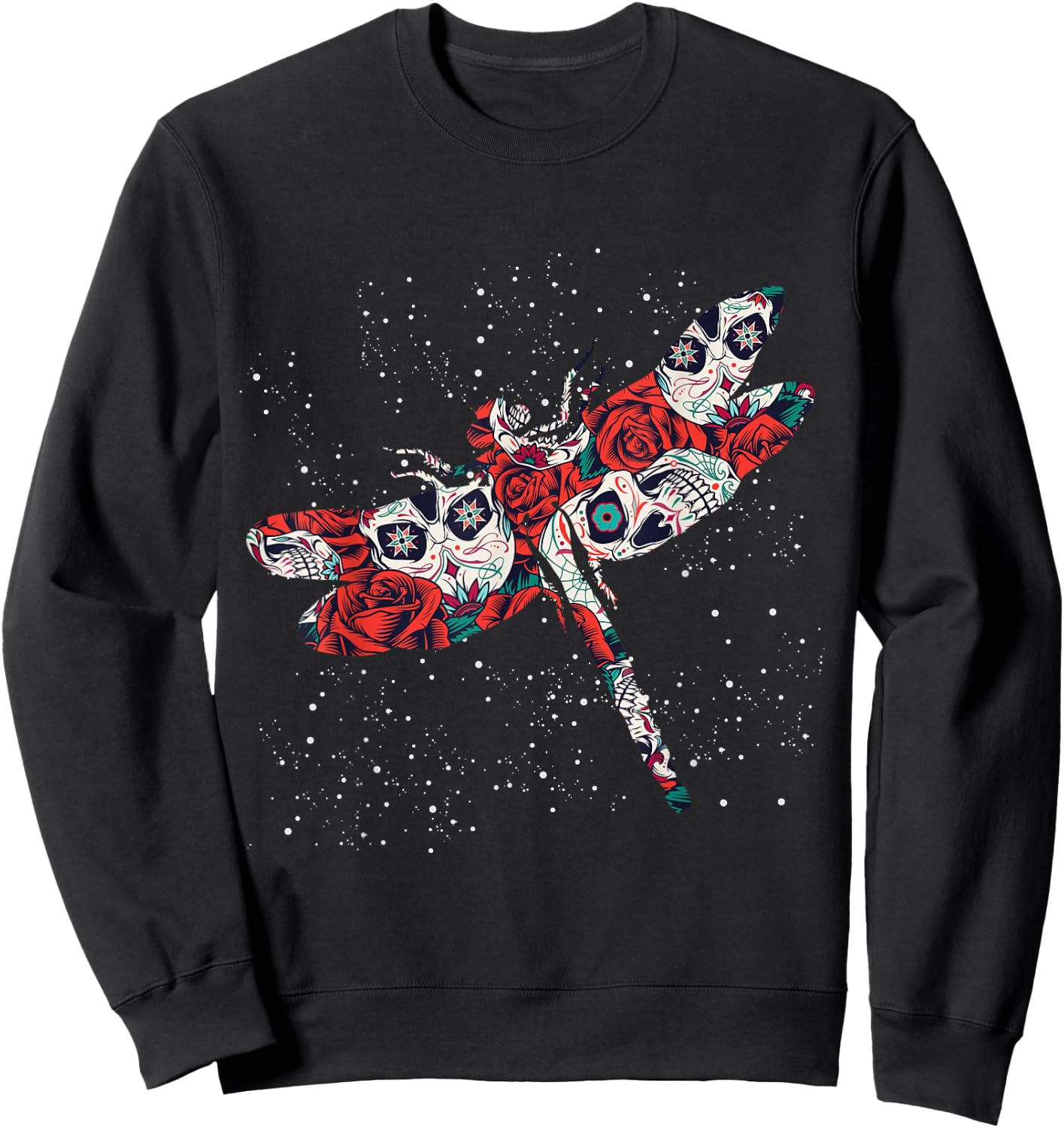 Vintage Dragonfly Sweatshirt - Sweatshirt | Black