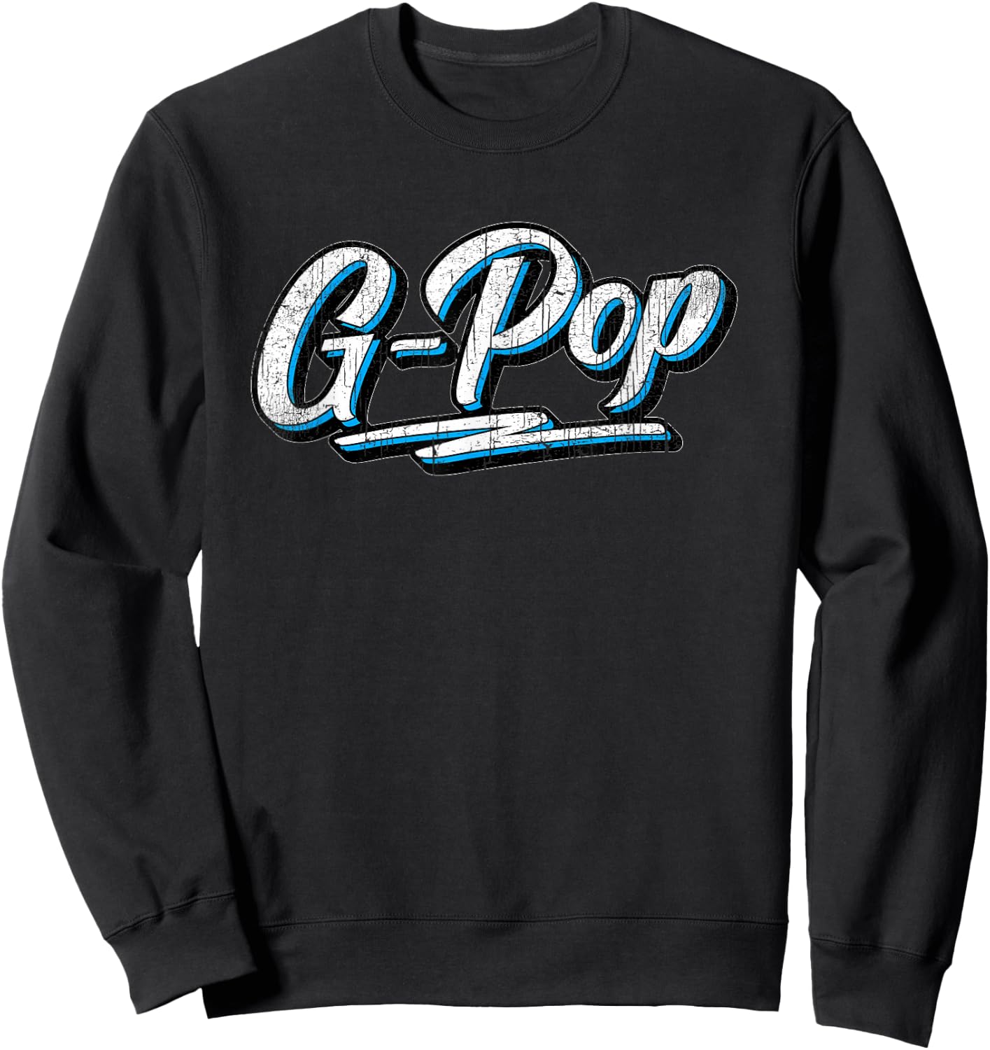 Vintage G-Pop Father's Day for G Pop Grandpa Sweatshirt - Sweatshirt | Black