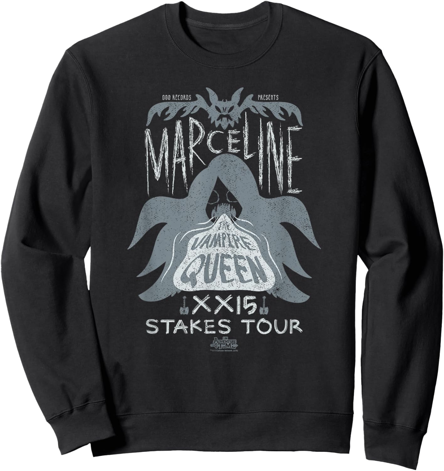 Adventure Time Marceline Vampire Queen Poster Sweatshirt - Sweatshirt | Black