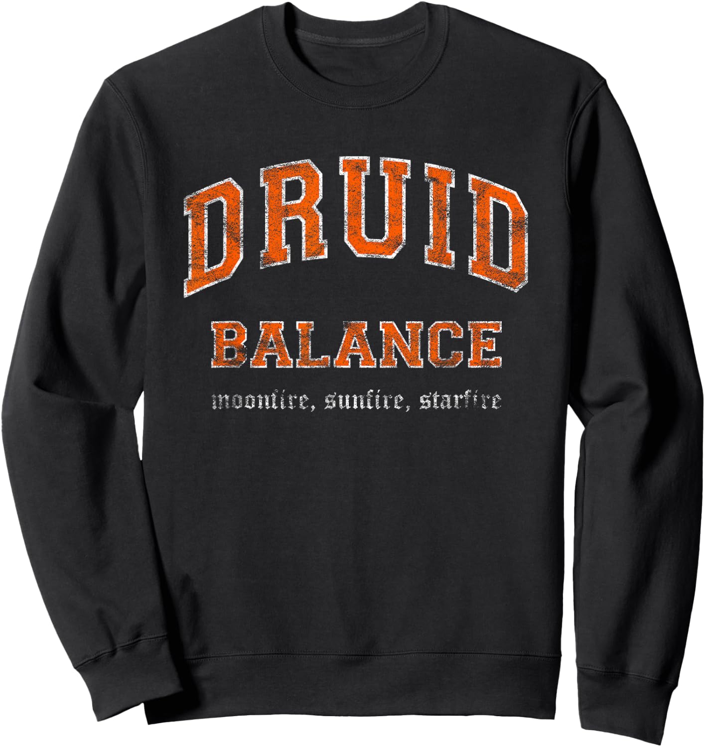 NOOB IRL Balance Druid MMO Gamer Sweatshirt - Sweatshirt | Black