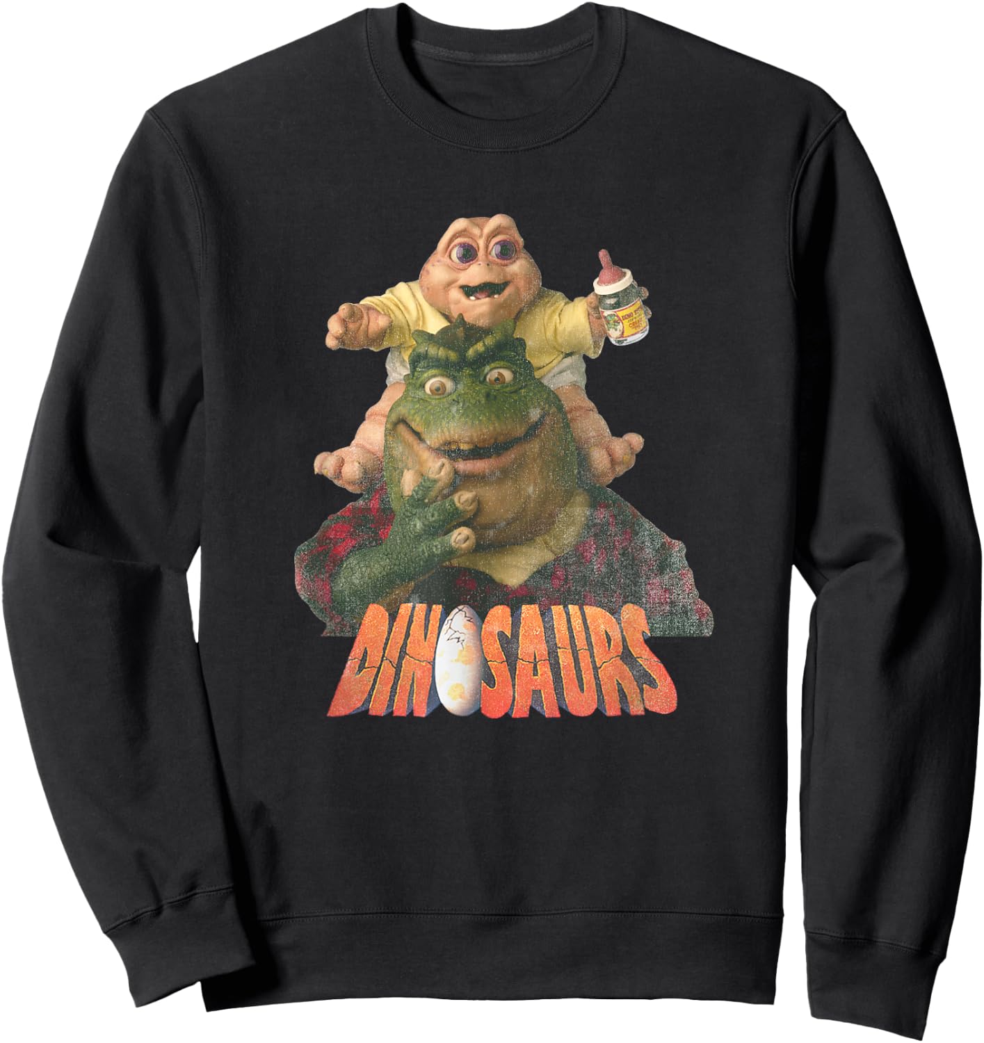 Dinosaurs Earl and Baby Sweatshirt - Sweatshirt | Black