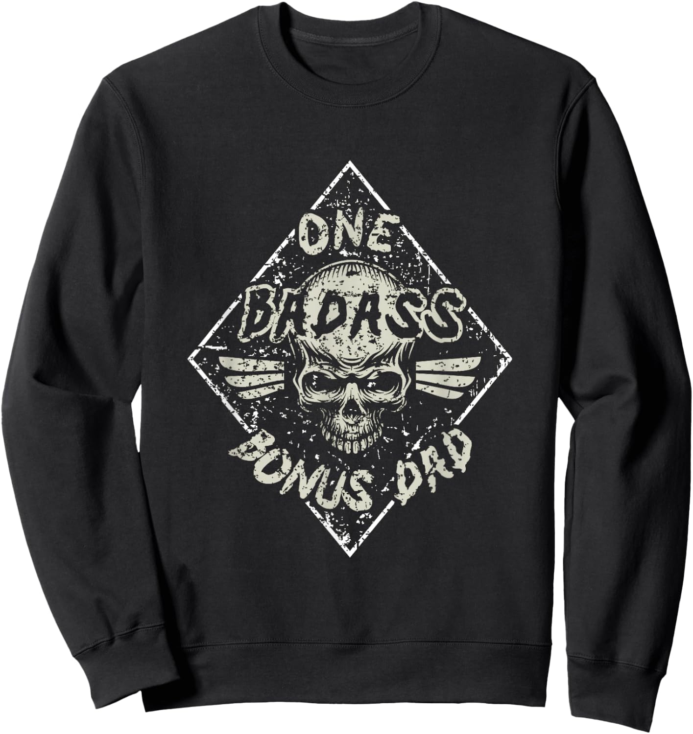 One Badass Bonus Dad Sweatshirt - Sweatshirt | Black