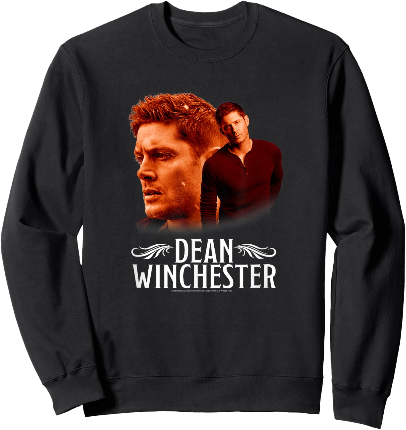 Supernatural Dean Winchester Glamour Shot Profile Sweatshirt - Sweatshirt | Black