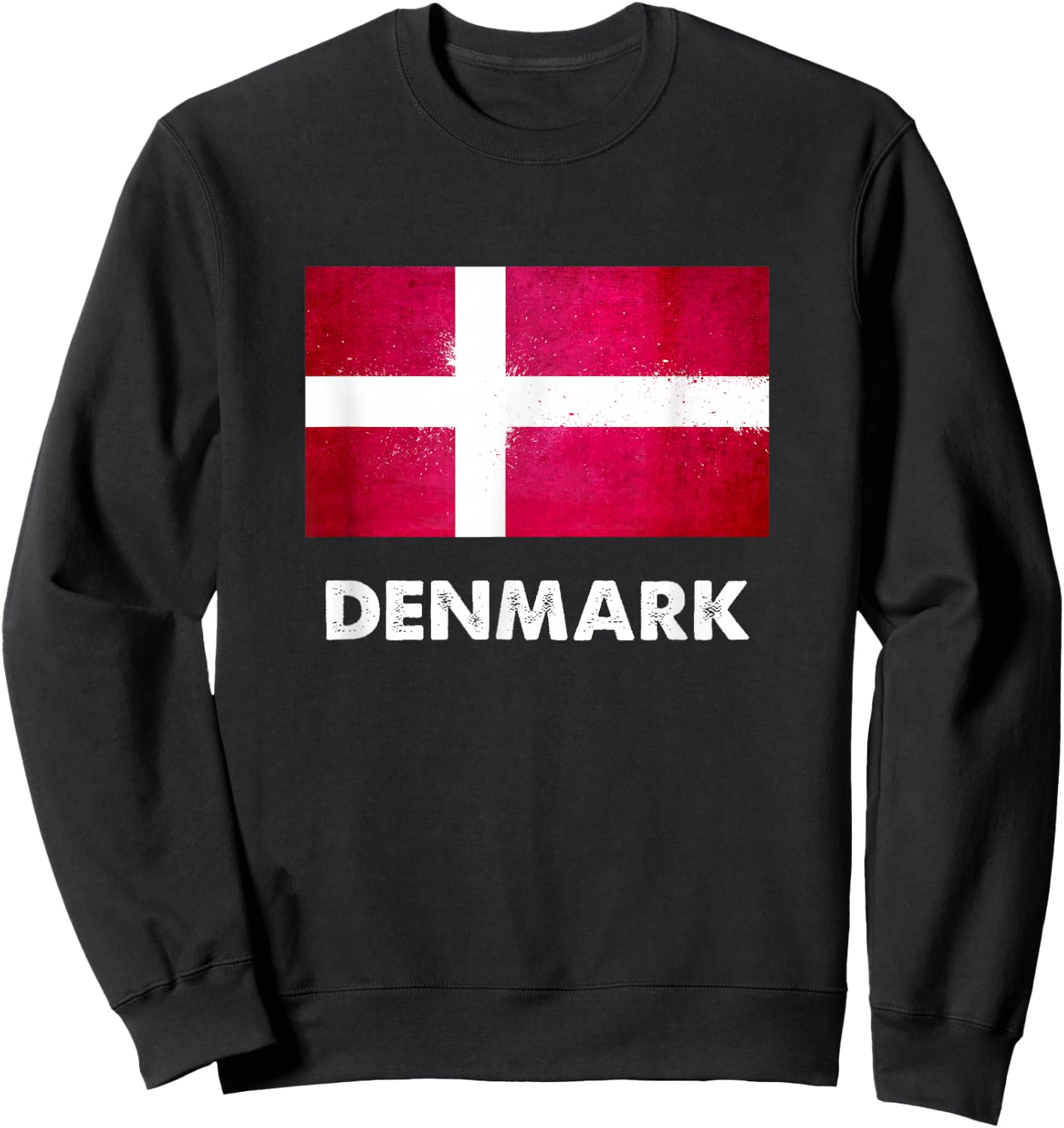 Denmark flag jersey, Danish Sweatshirt - Sweatshirt | Black