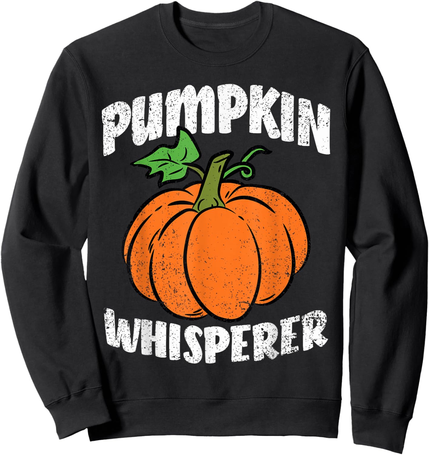 Pumpkin Whisperer Gardening Vegetable Farming Farmer Sweatshirt - Sweatshirt | Black