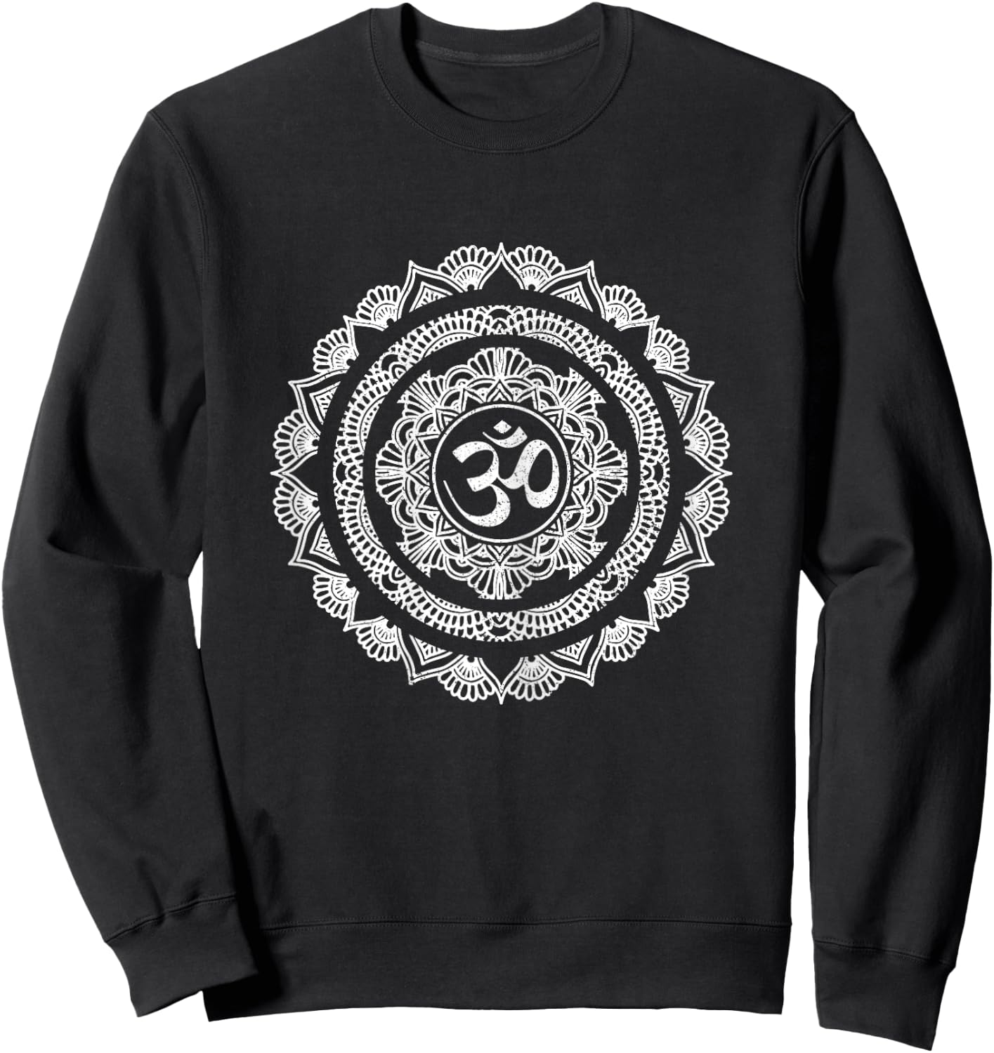 Yoga Mandala Om Symbol Buddha Yogi Gift Sweatshirt - Sweatshirt | Black