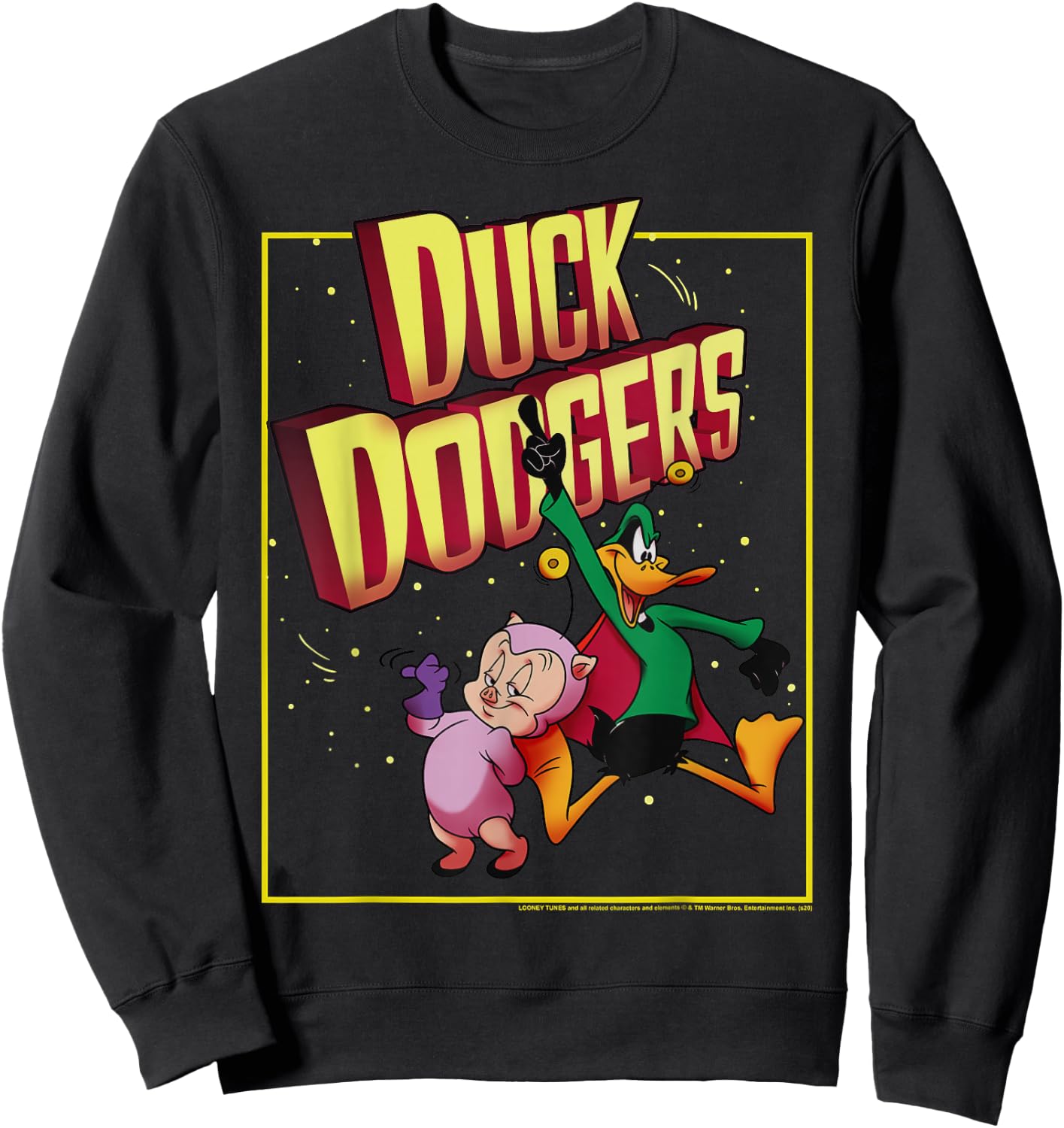 Looney Tunes Duck Dodgers Duo Sweatshirt - Sweatshirt | Black