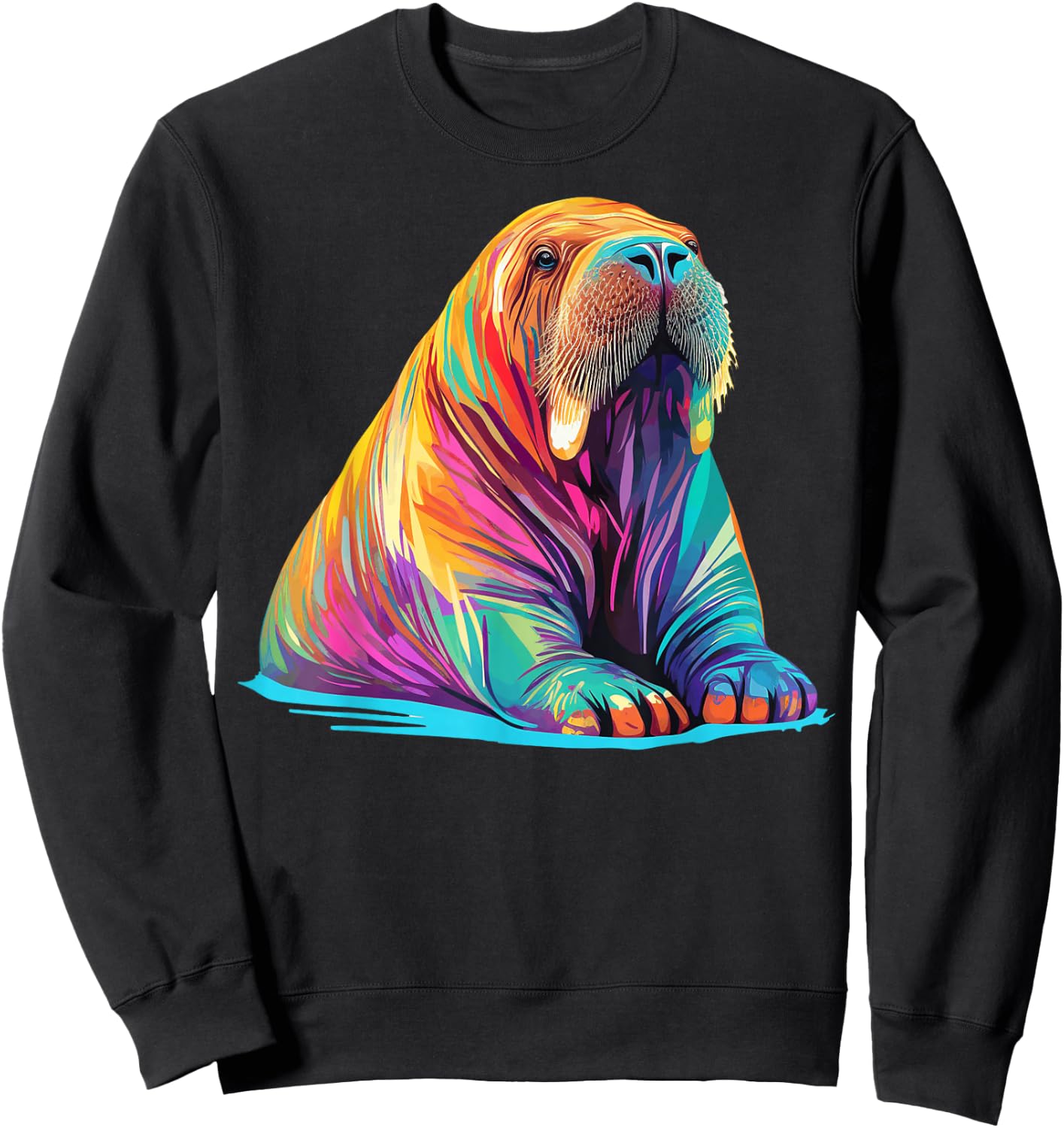 Walrus Vivid Sweatshirt - Sweatshirt | Black