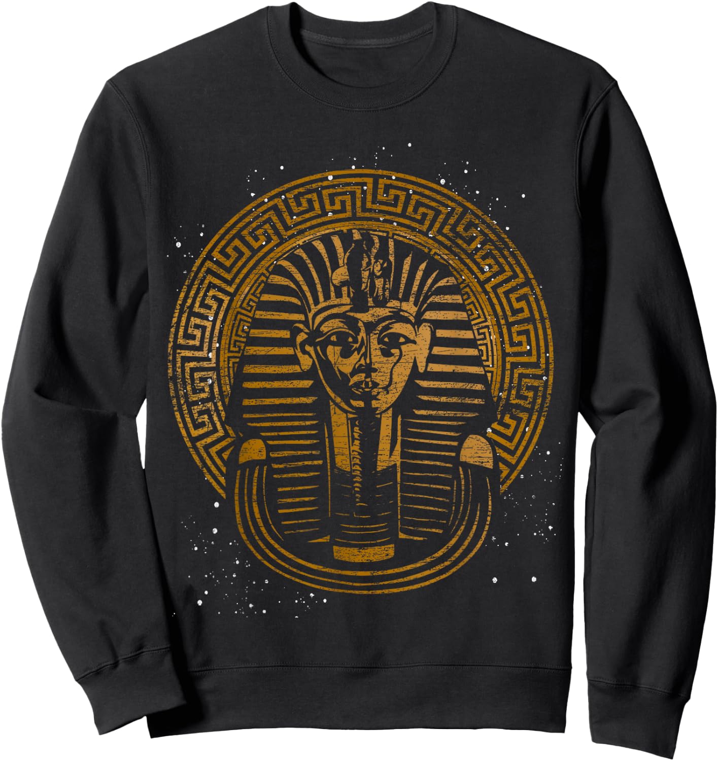 Distressed Egypt Sweatshirt - Sweatshirt | Black