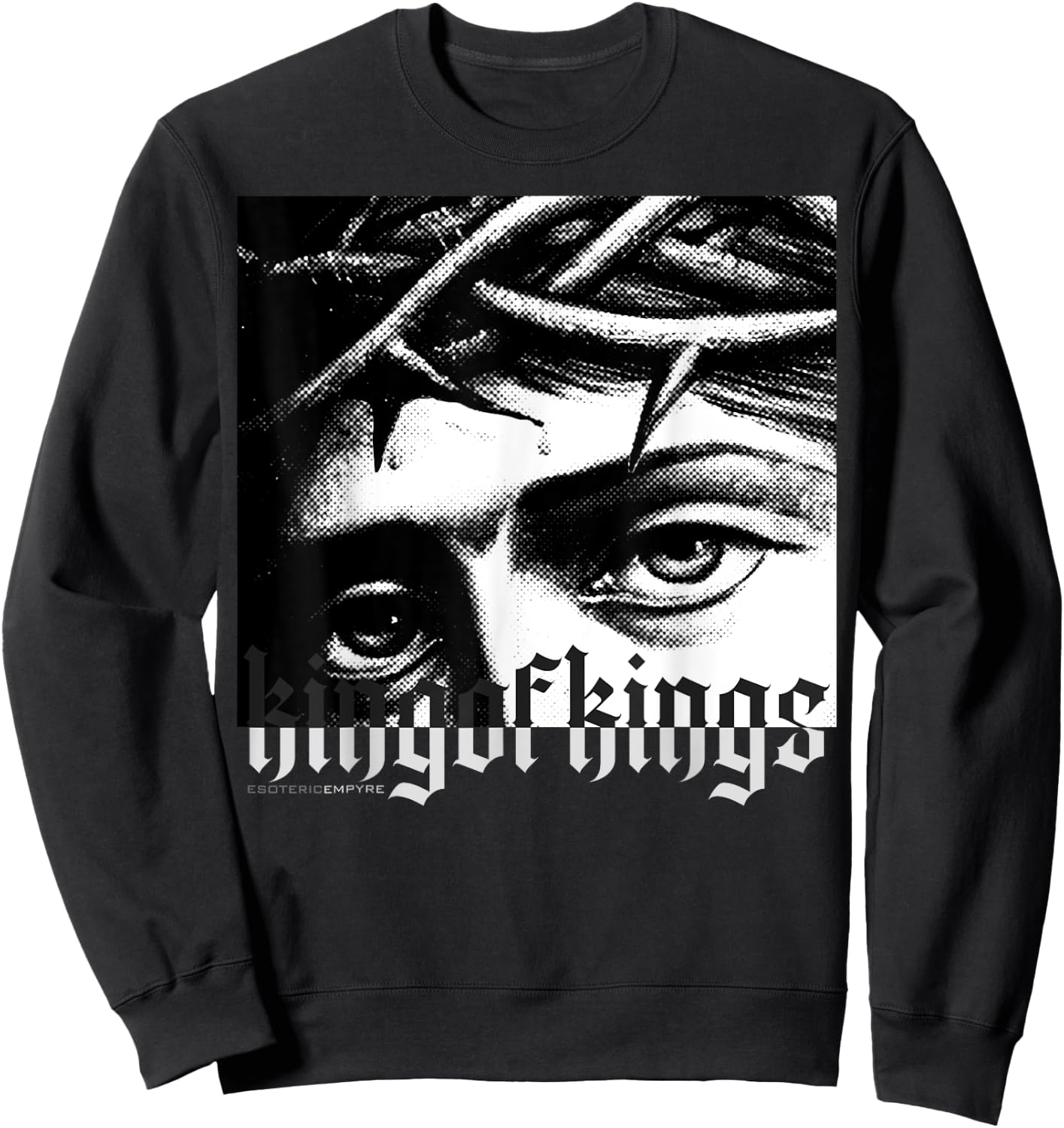Jesus Christ King of Kings Sweatshirt - Sweatshirt | Black