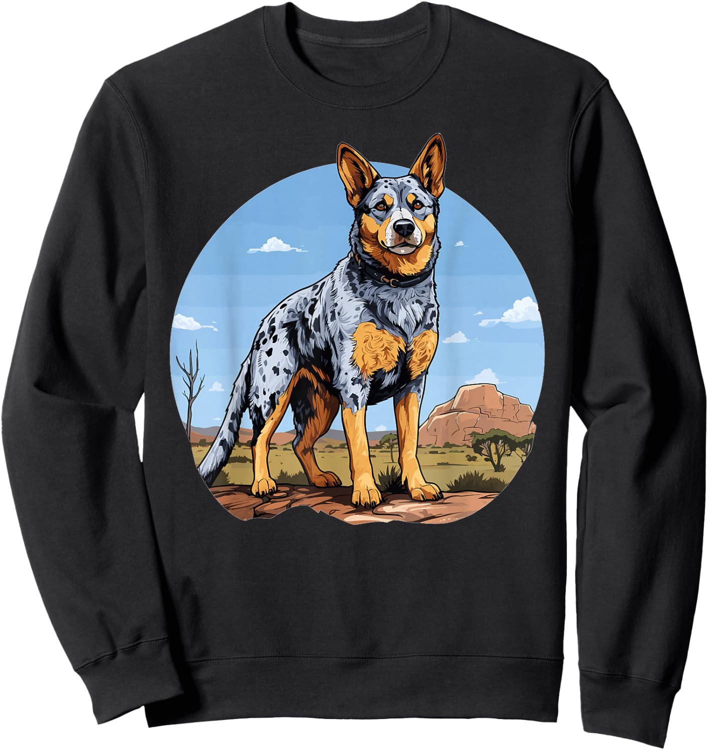 Australian Cattle Dog Mom Dog Australian Cattle Dog Sweatshirt - Sweatshirt | Black