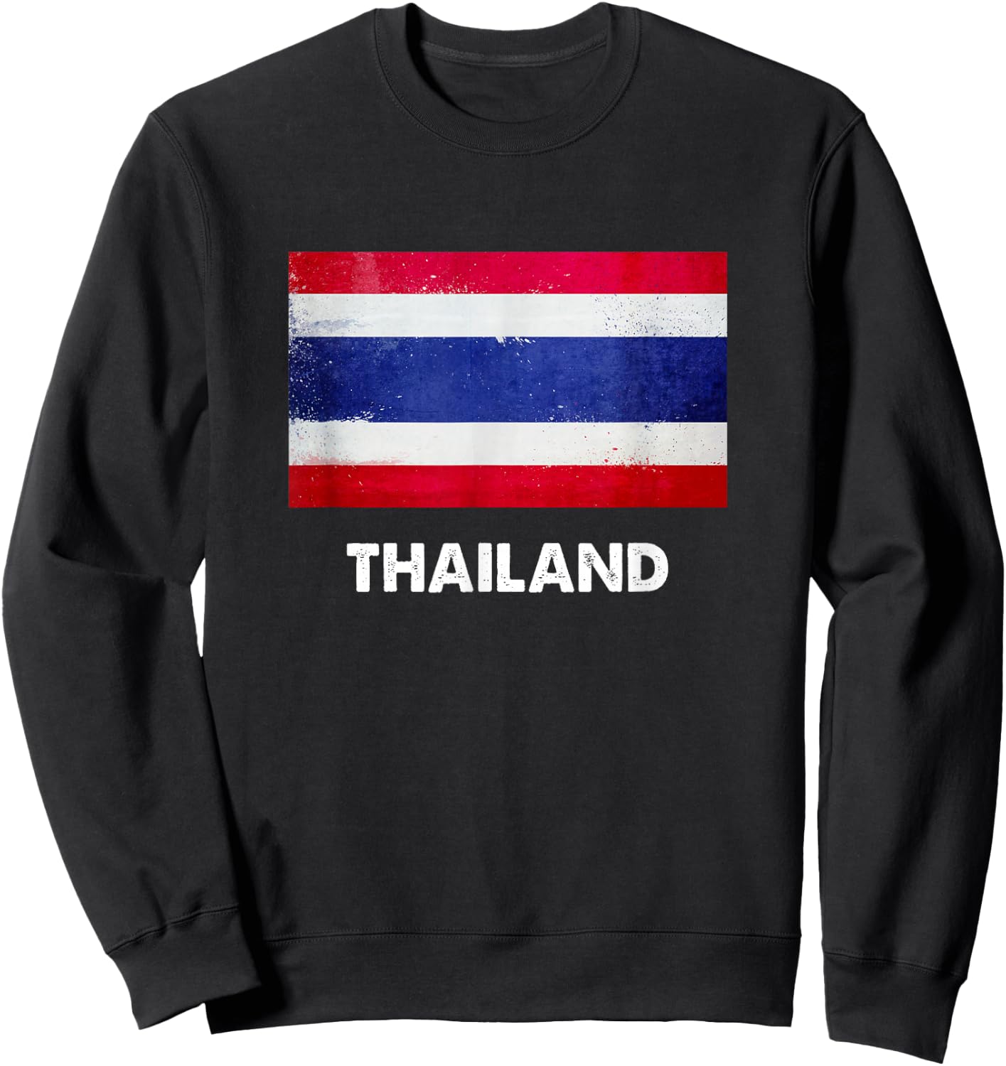 Thailand Flag Shirt | Thai Sweatshirt - Sweatshirt | Black