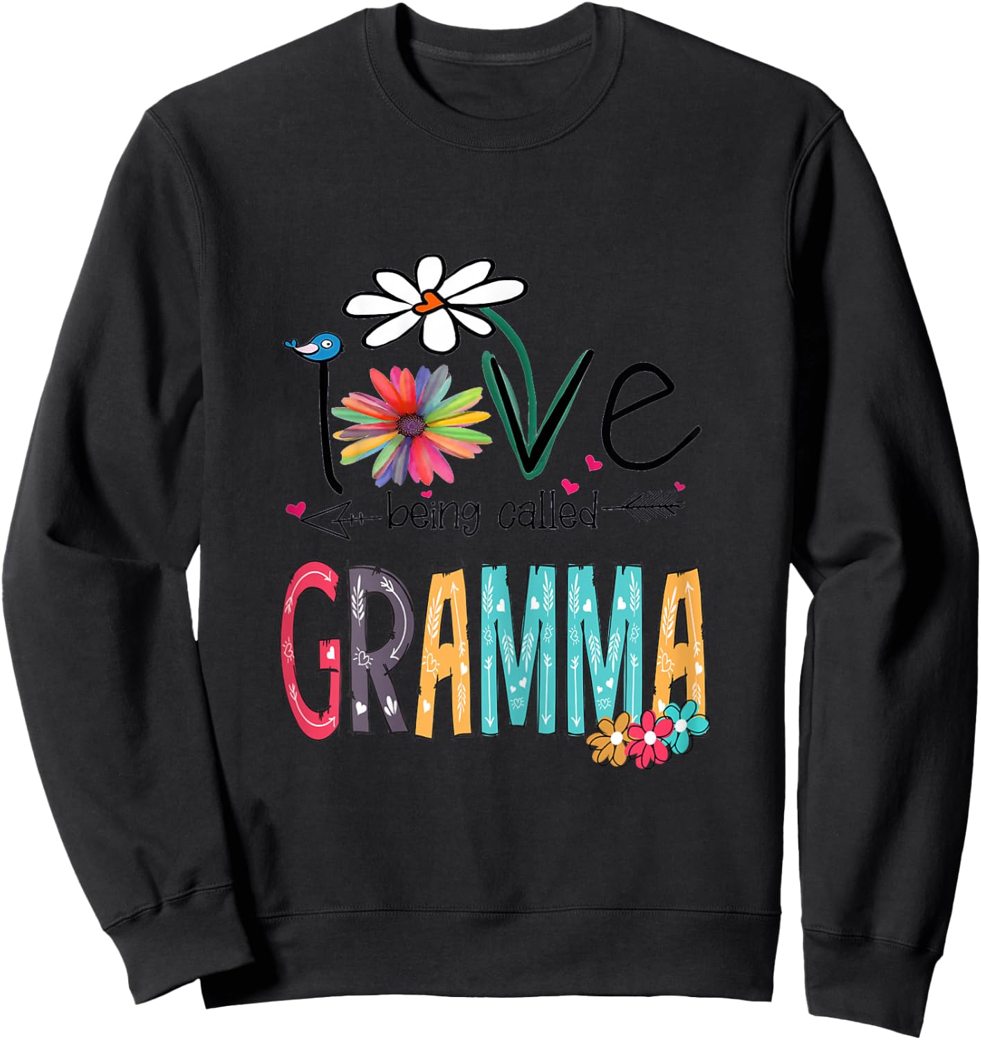 Gramma Gift I Love Being Called Mother's Day Sweatshirt - Sweatshirt | Black