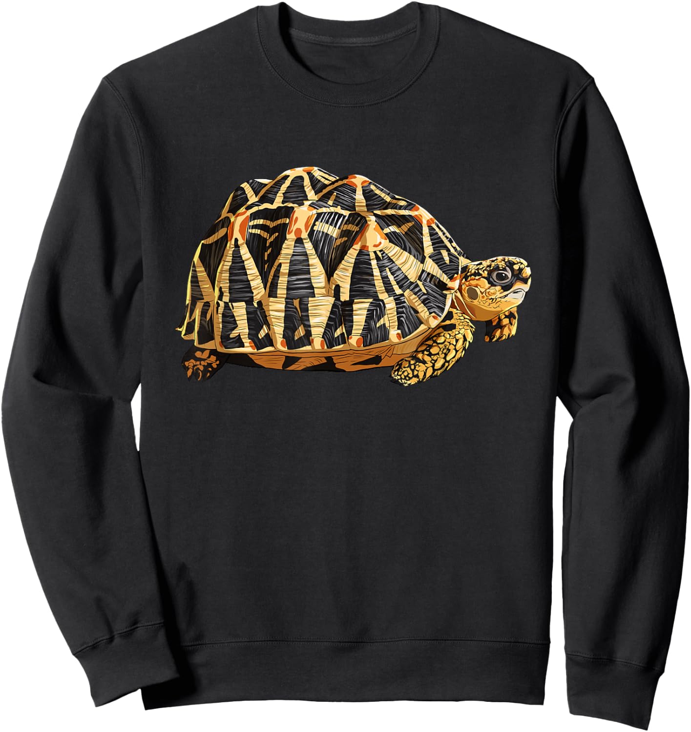 Turtle Indian Star Tortoise Sweatshirt - Sweatshirt | Black