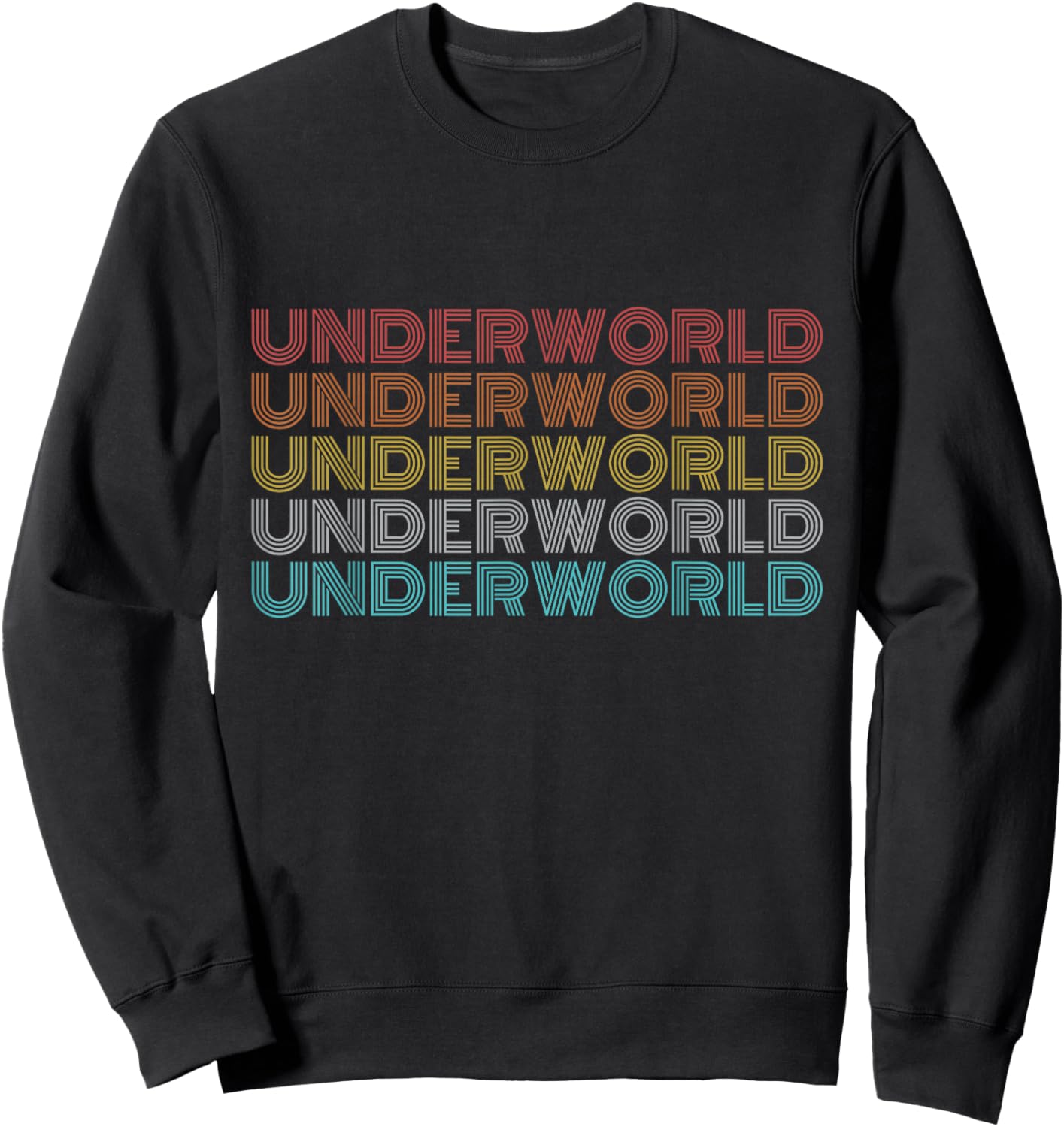 Retro Vintage Underworld Sweatshirt - Sweatshirt | Black