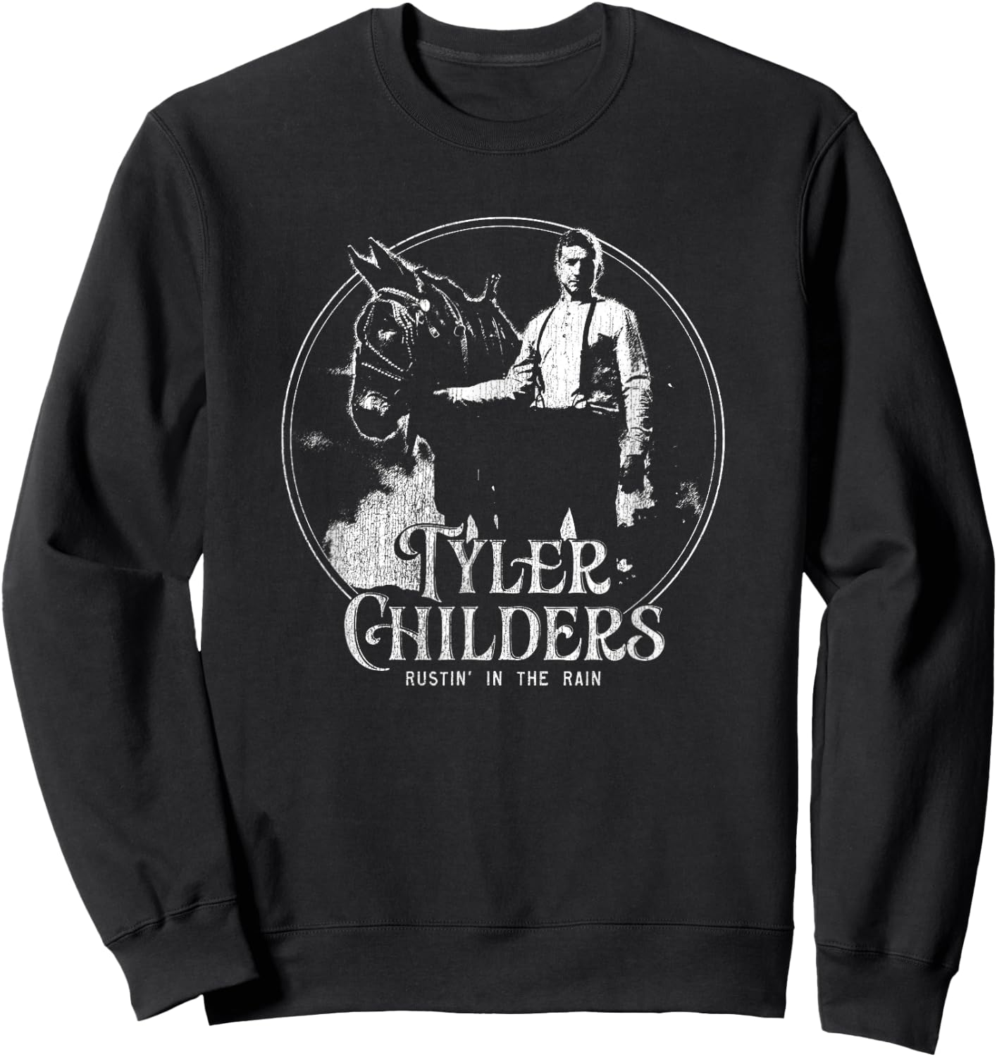 Tyler Childers - Rustin' In The Rain Sweatshirt - Sweatshirt | Black