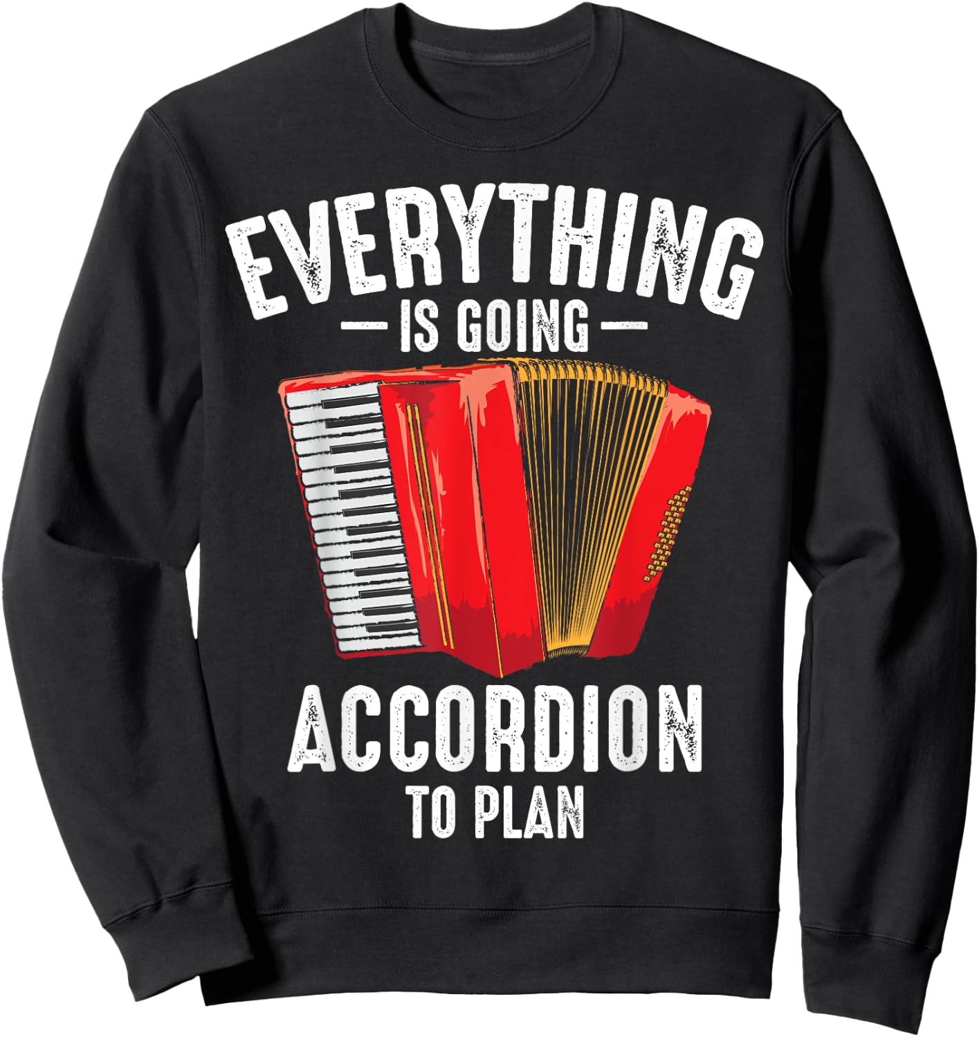 Funny Accordion Gift Women Cool Instrument Player Sweatshirt - Sweatshirt | Black