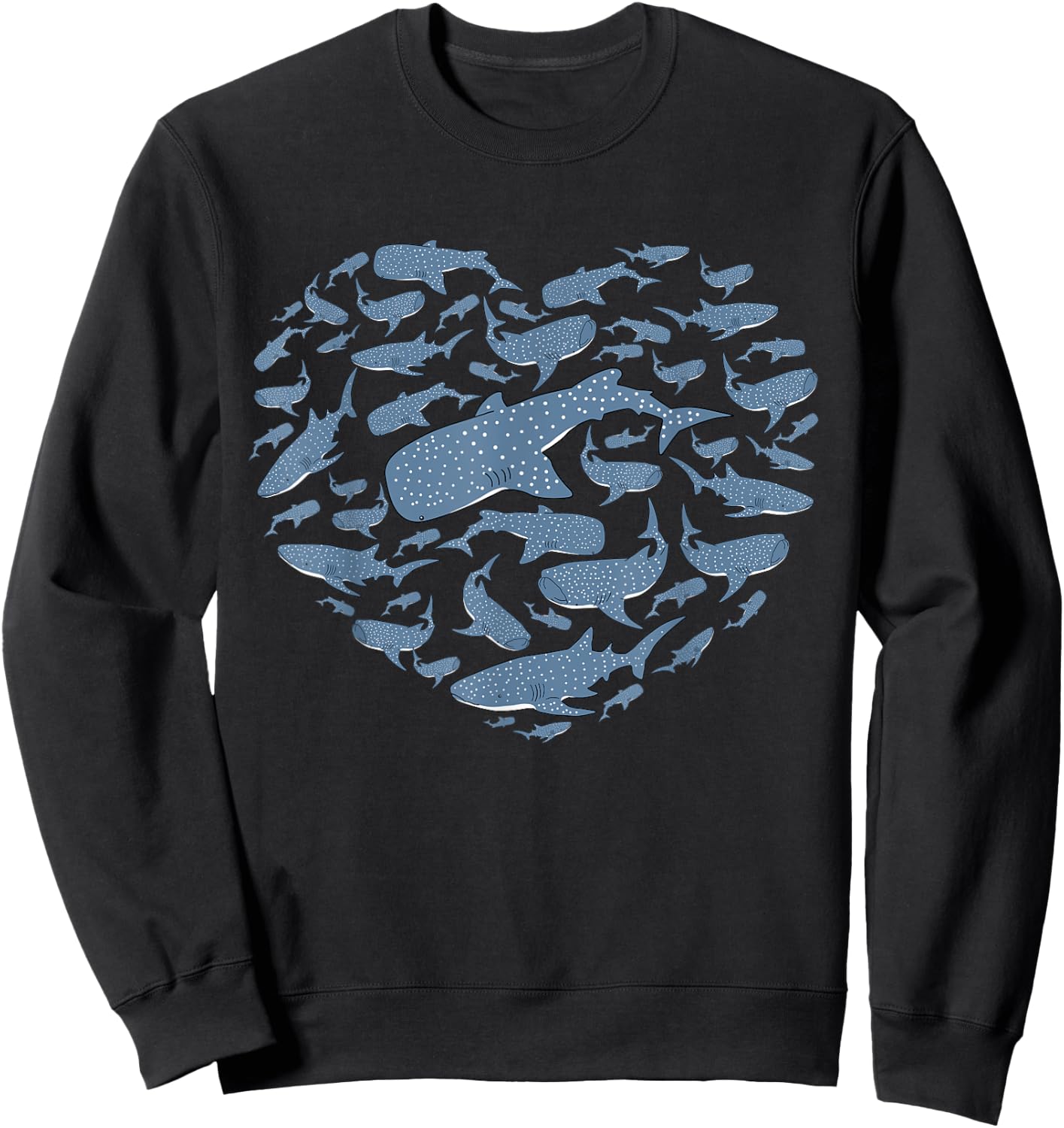 Whale Shark Shirt Women Whale Shark Gift Girls Scuba Diving Sweatshirt - Sweatshirt | Black