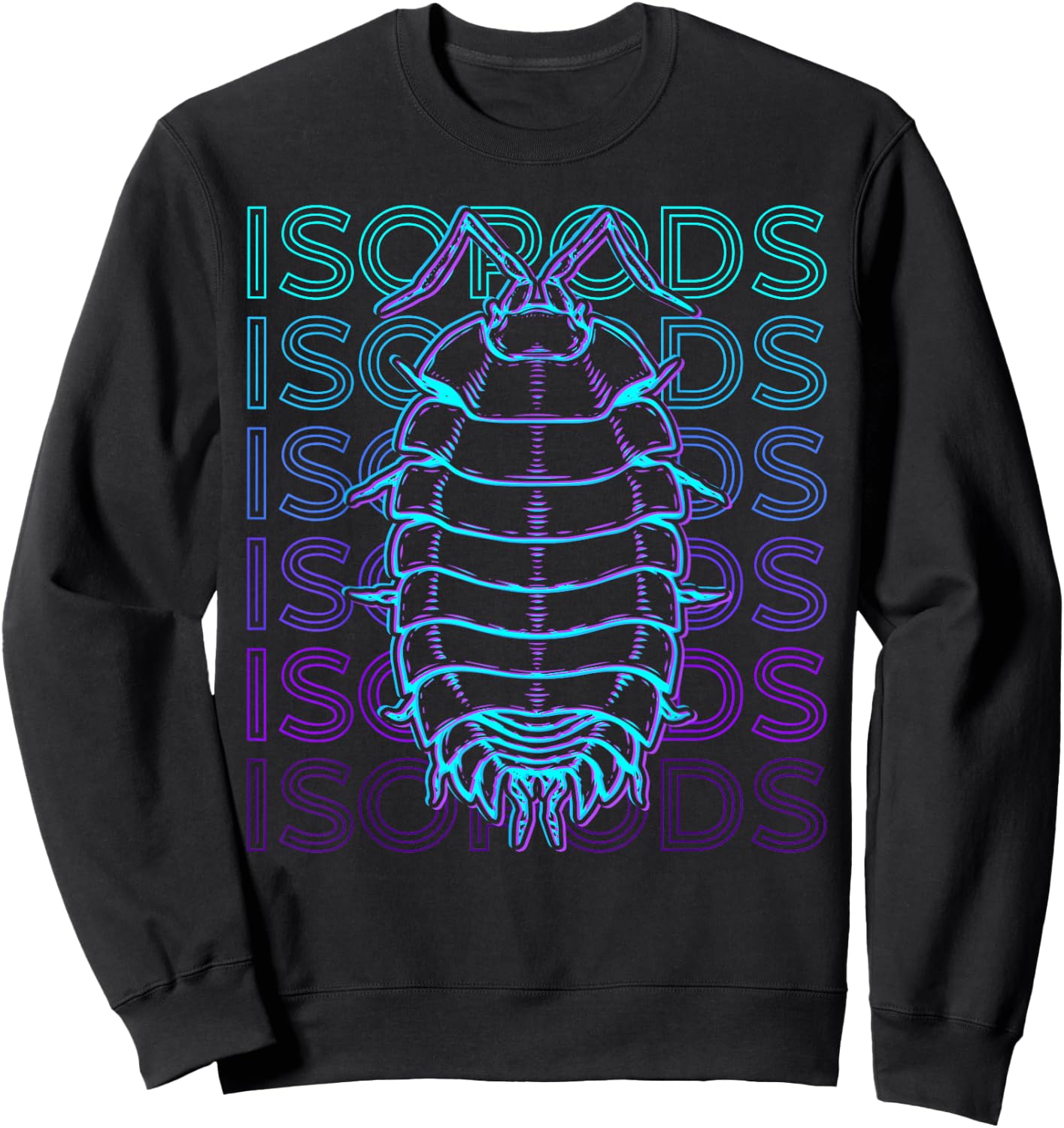 Isopods Bug Collector Retro Sweatshirt - Sweatshirt | Black