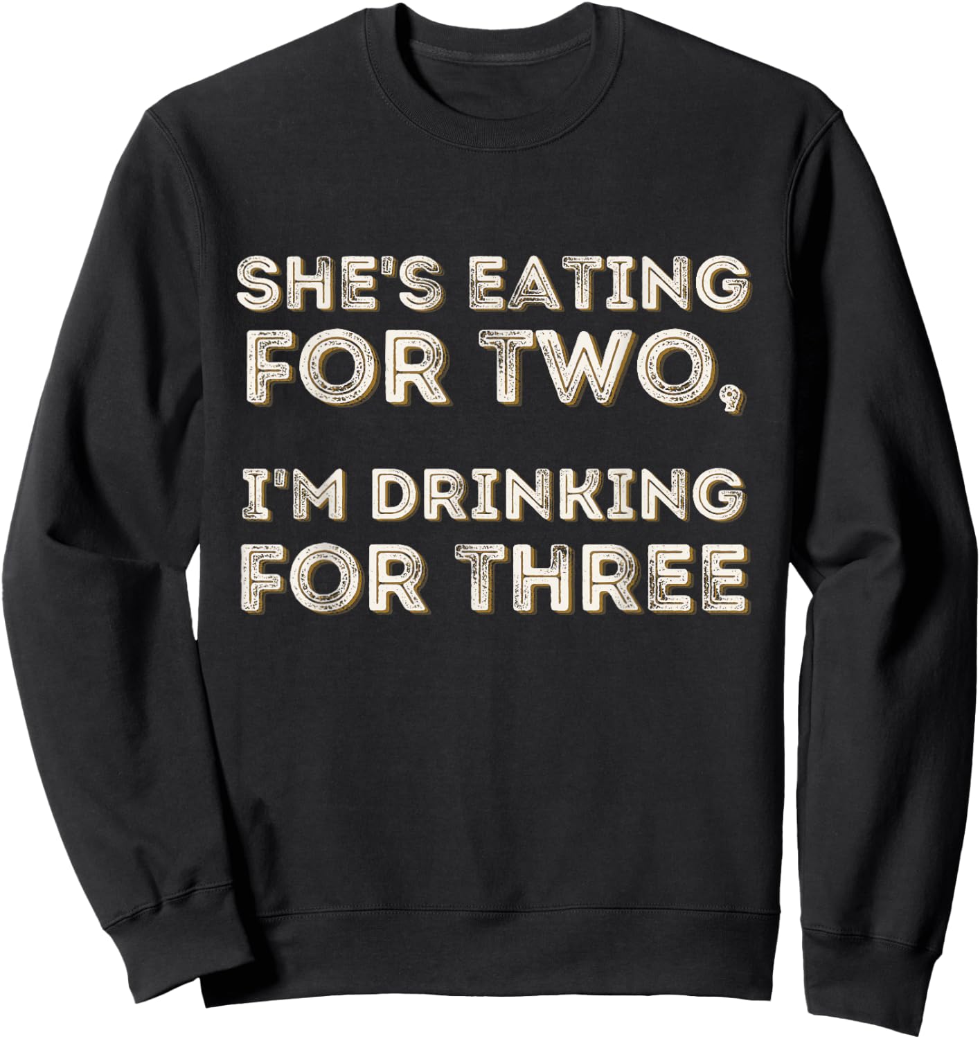 Funny New Dad & Expecting Father - Pregnancy Announcement Sweatshirt - Sweatshirt | Black