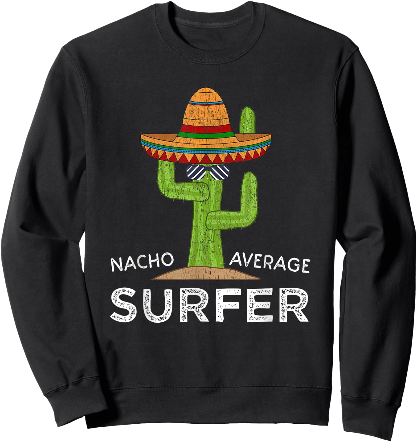 Fun Surf Lover Humor Saying | Funny Surfers Surfing Sweatshirt - Sweatshirt | Black