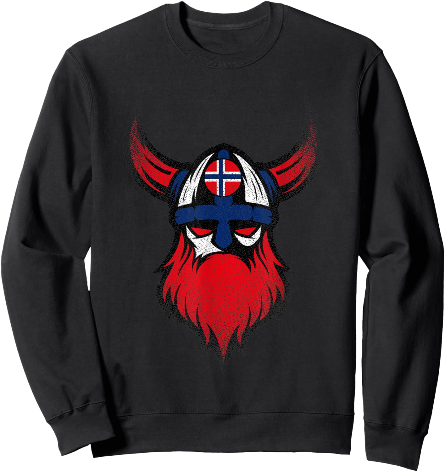 Viking Beard Norway Sweatshirt - Sweatshirt | Black