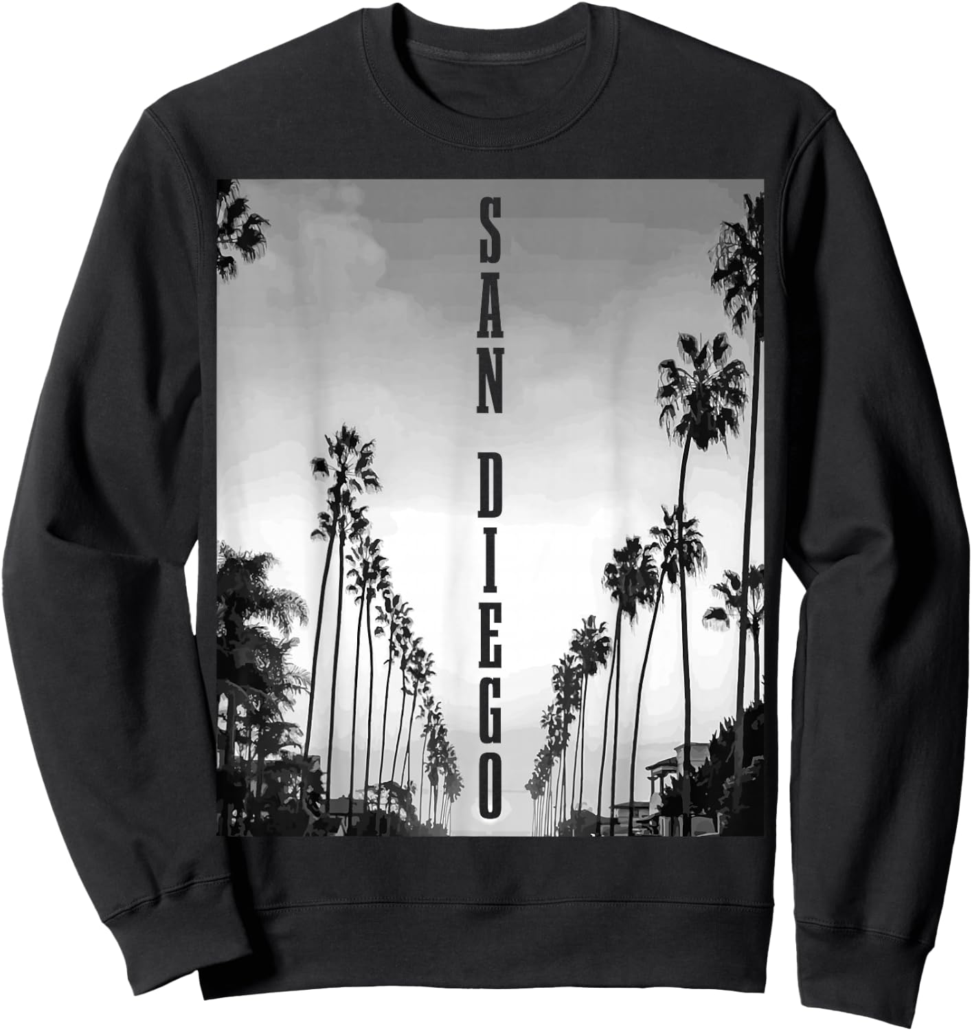 San Diego California West Coast California USA America Sweatshirt - Sweatshirt | Black