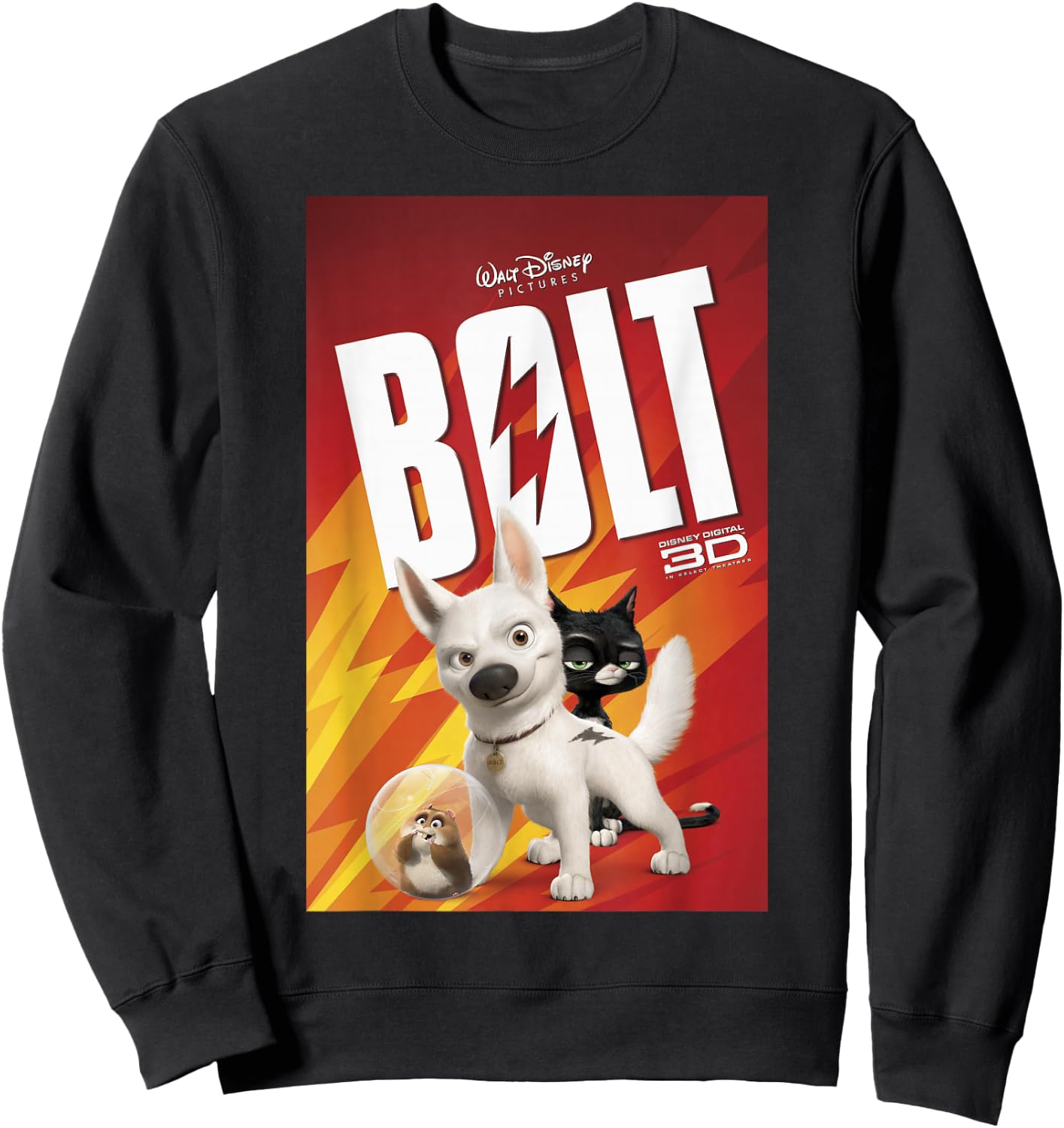 Disney Bolt Poster Sweatshirt - Sweatshirt | Black