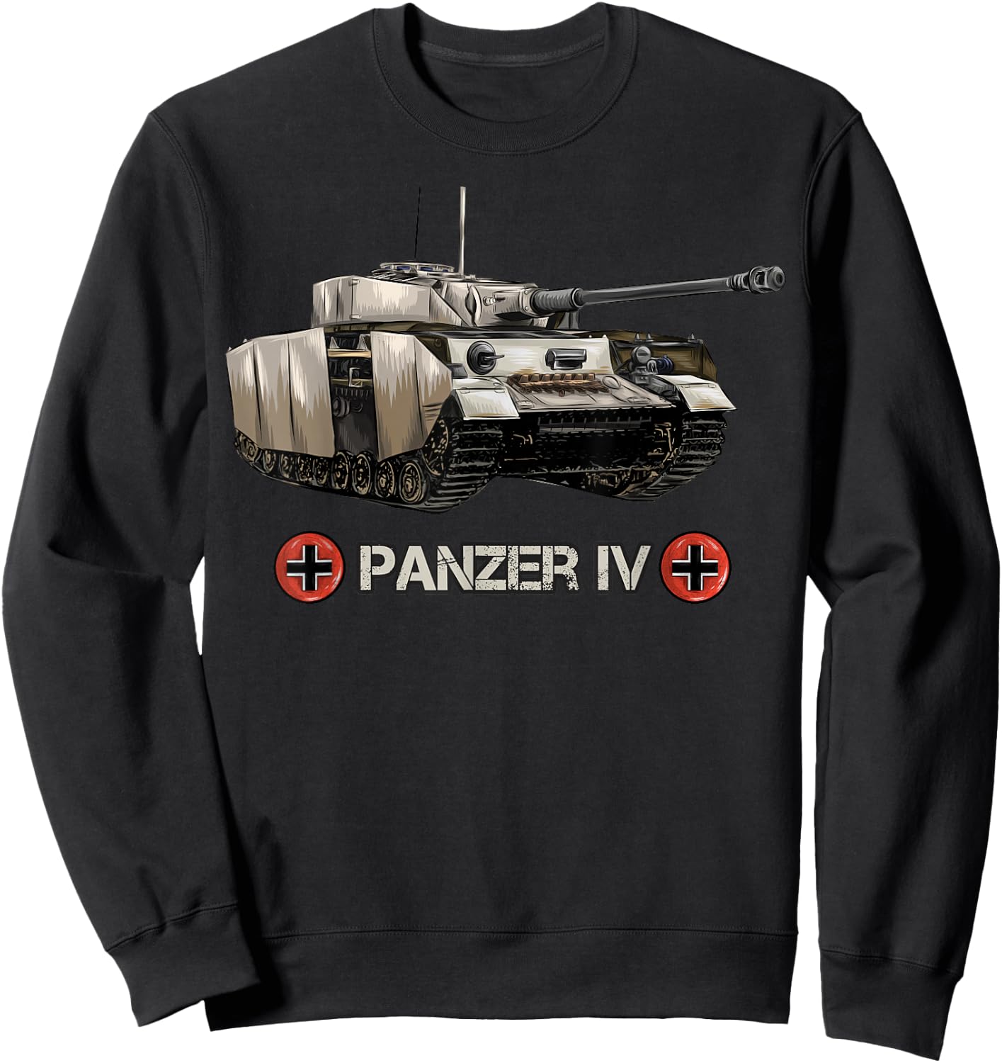 World War 2 German Tank Panzer IV (4) memorabilia Sweatshirt - Sweatshirt | Black
