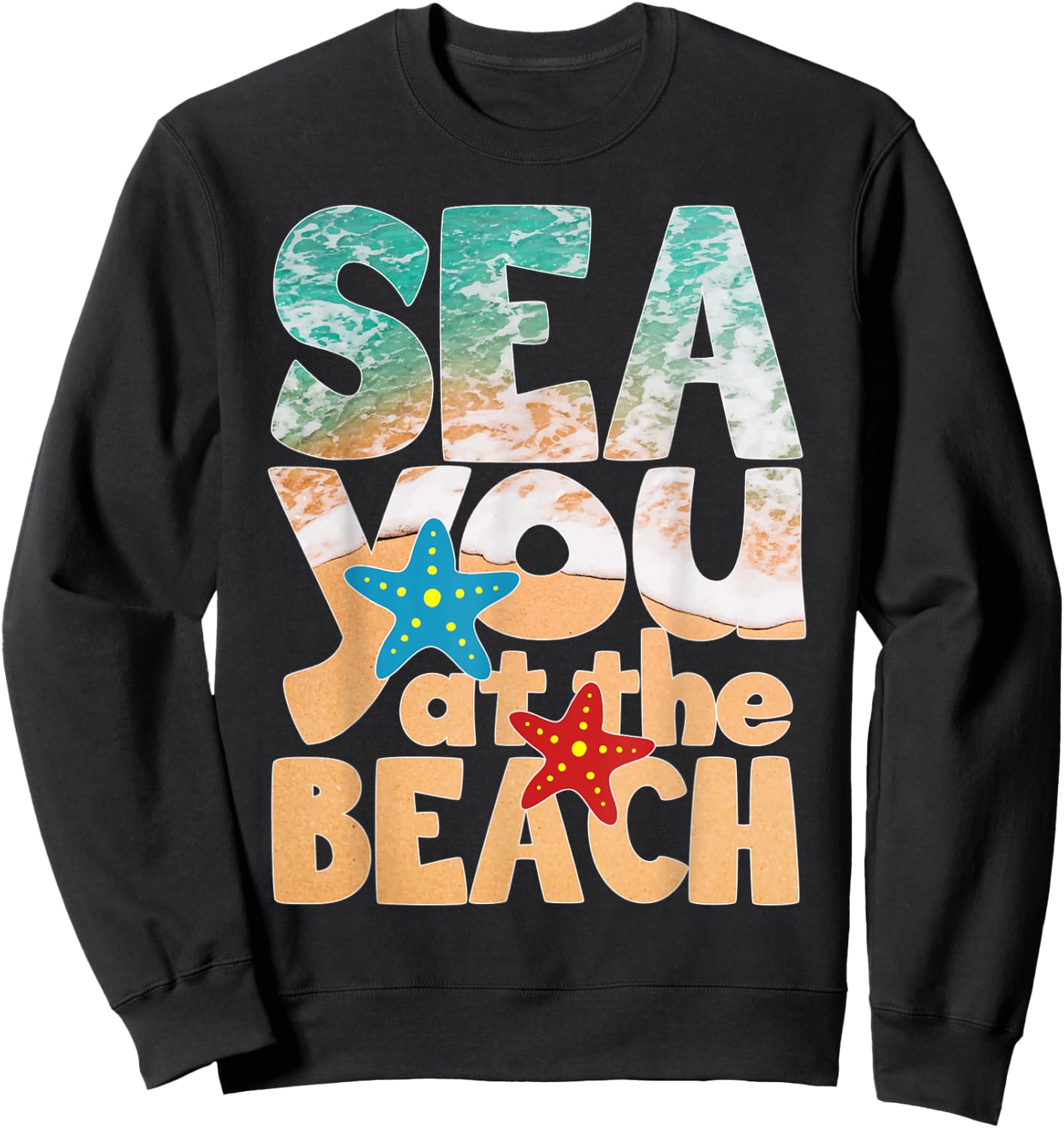 Sea You At The Beach Ocean Swimming Pool Swimmer Swim Men Women Kids Sweatshirt - Sweatshirt | Black