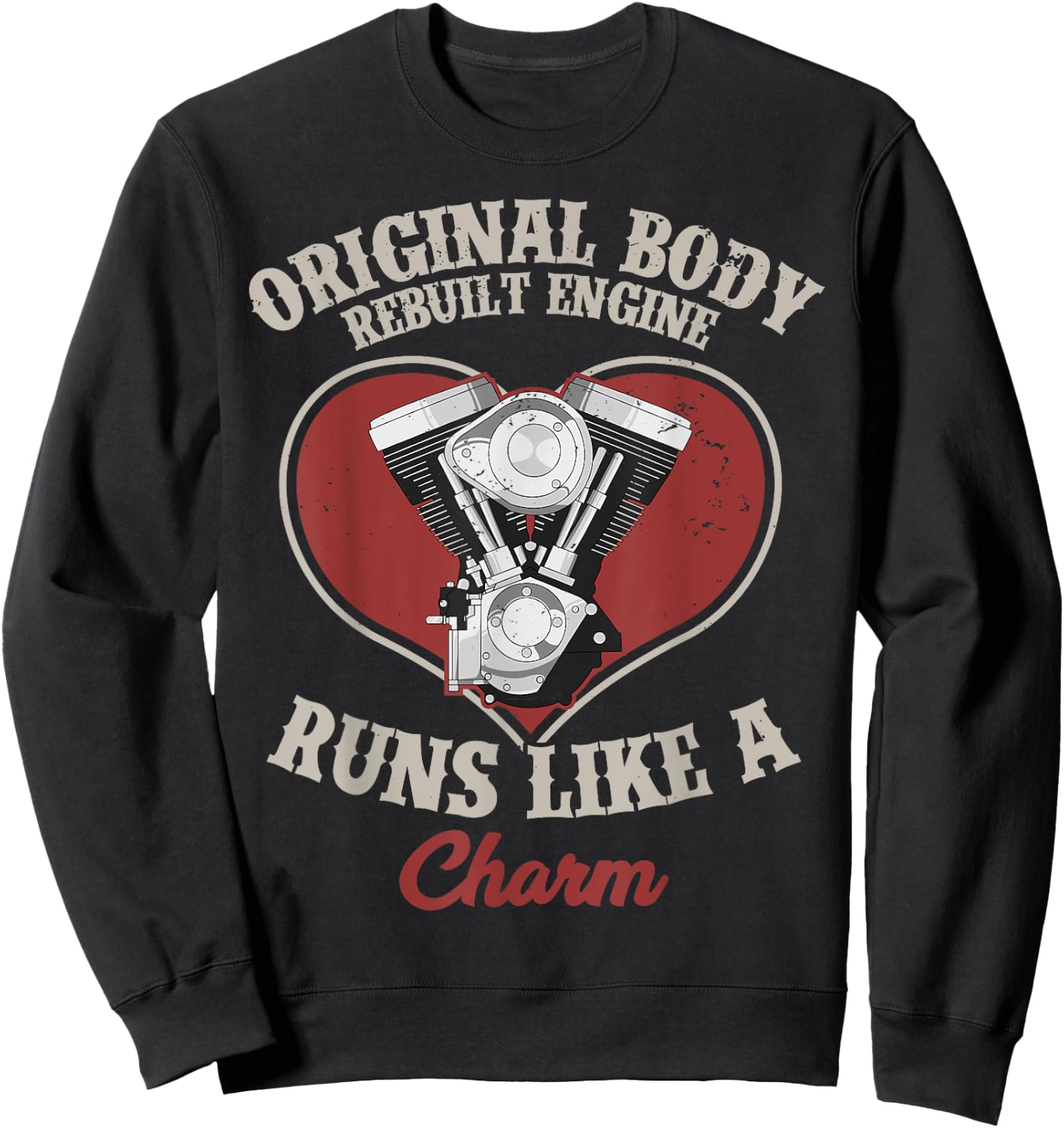Funny Open Heart Surgery Recovery Survivor Gift Men Women Sweatshirt - Sweatshirt | Black
