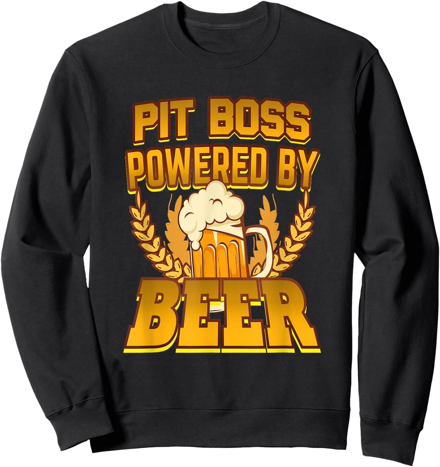 Pit Boss Powered By Beer Sweatshirt - Sweatshirt | Black