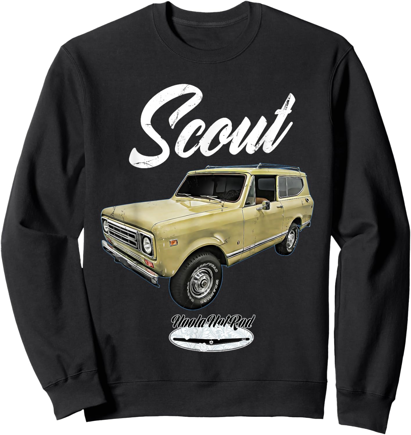 Scout,classic,truck,pickup,international,harvester,oldtimer Sweatshirt - Sweatshirt | Black
