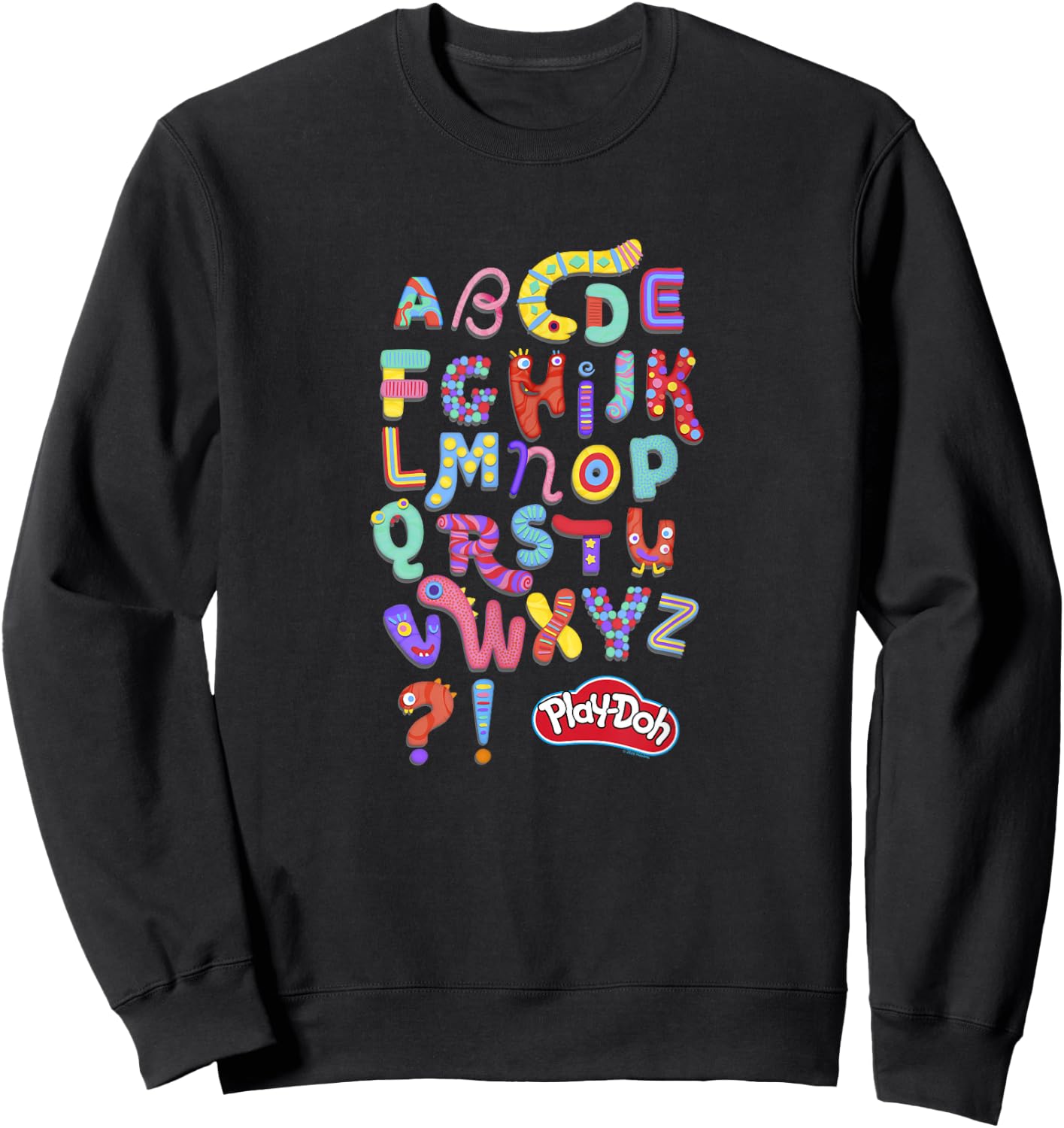 Play -Doh Alphabet Grid Sweatshirt - Sweatshirt | Black