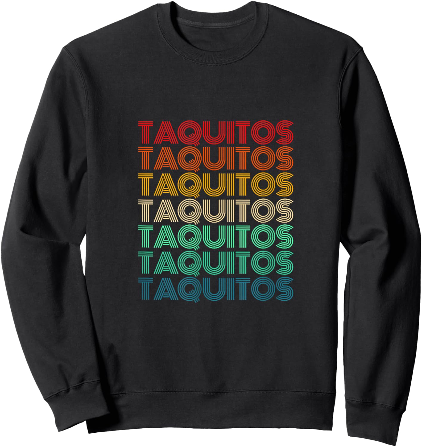 Taquitos Retro Sweatshirt - Sweatshirt | Black