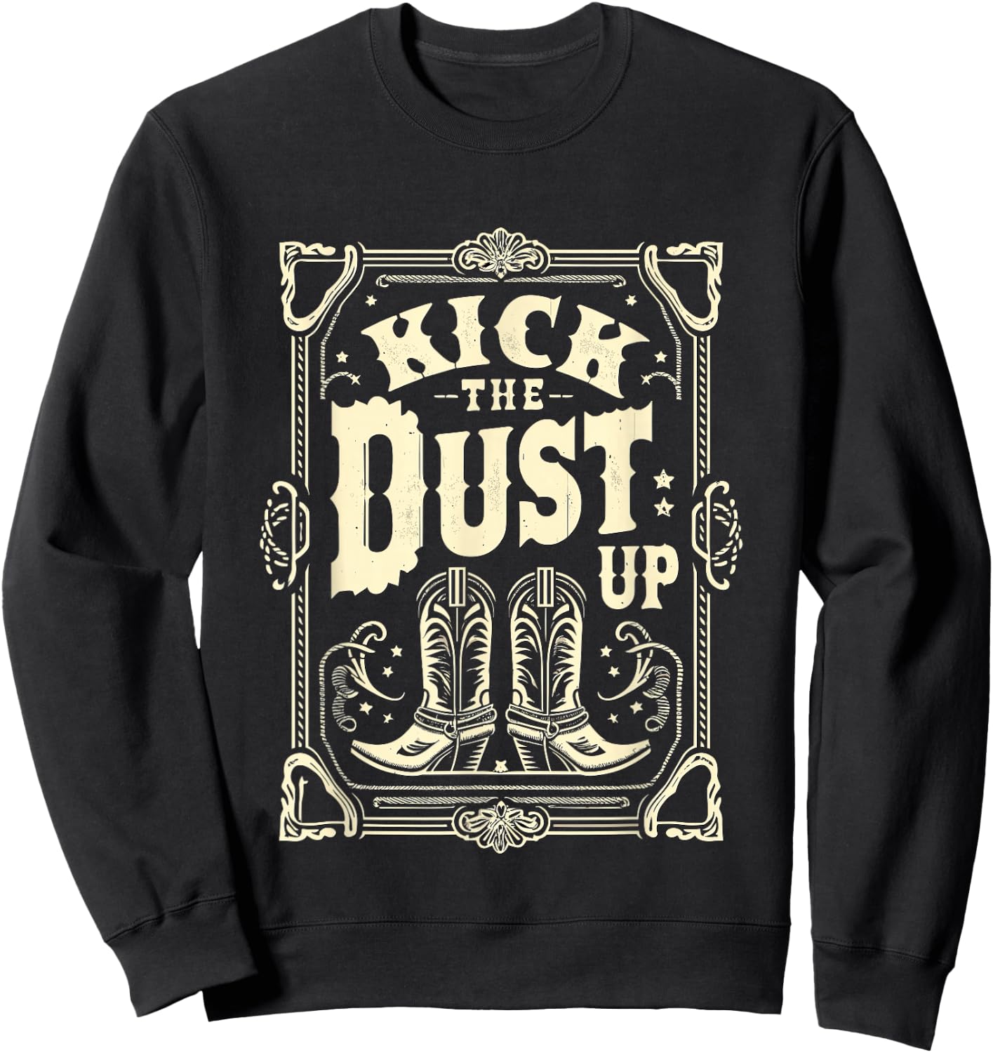 Line Dance Kick the Dust up Dancing Sweatshirt - Sweatshirt | Black
