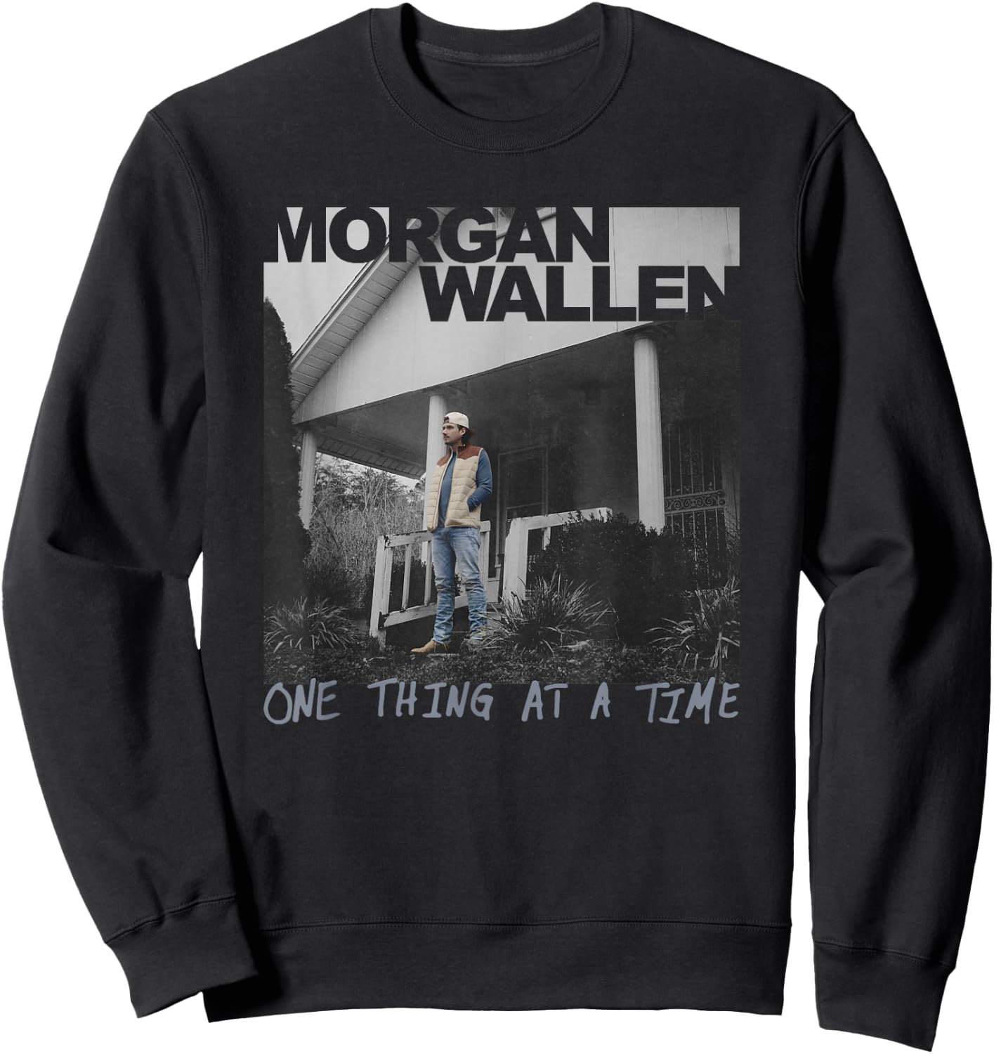 Official Morgan Wallen One Thing At A Time Sweatshirt - Sweatshirt | Black