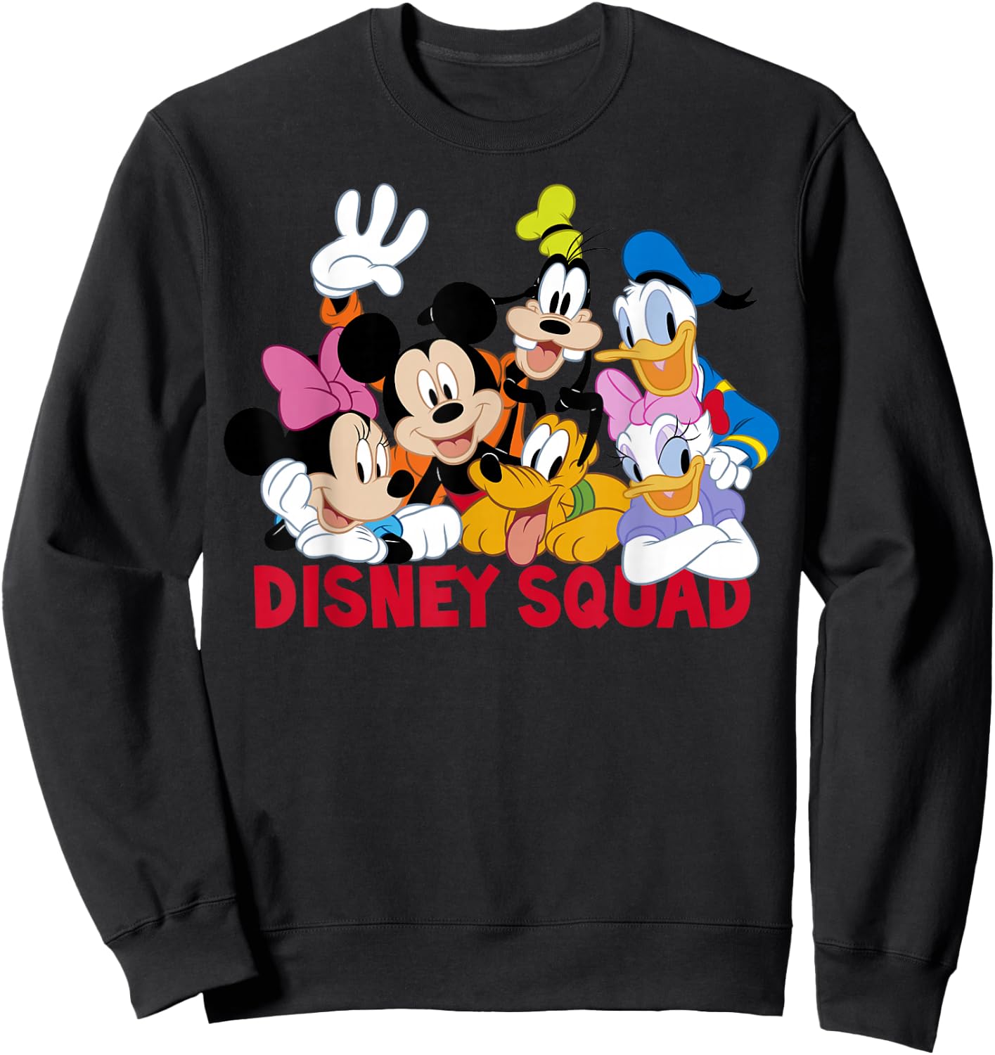 Disney Mickey and Friends Disney Squad Sweatshirt - Sweatshirt | Black