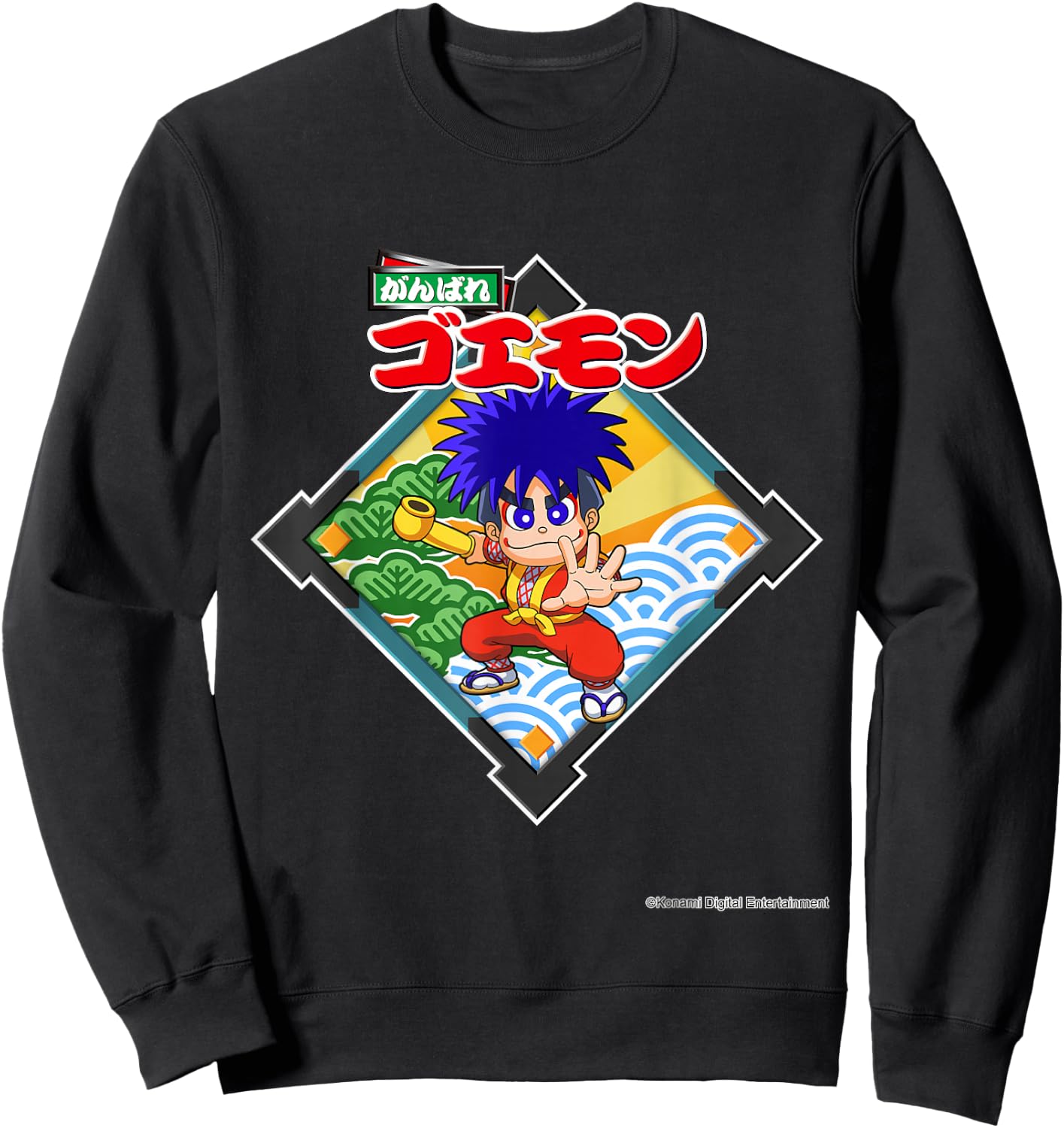 "MYSTICAL NINJA starring GOEMON"GOEMON_D Sweatshirt - Sweatshirt | Black