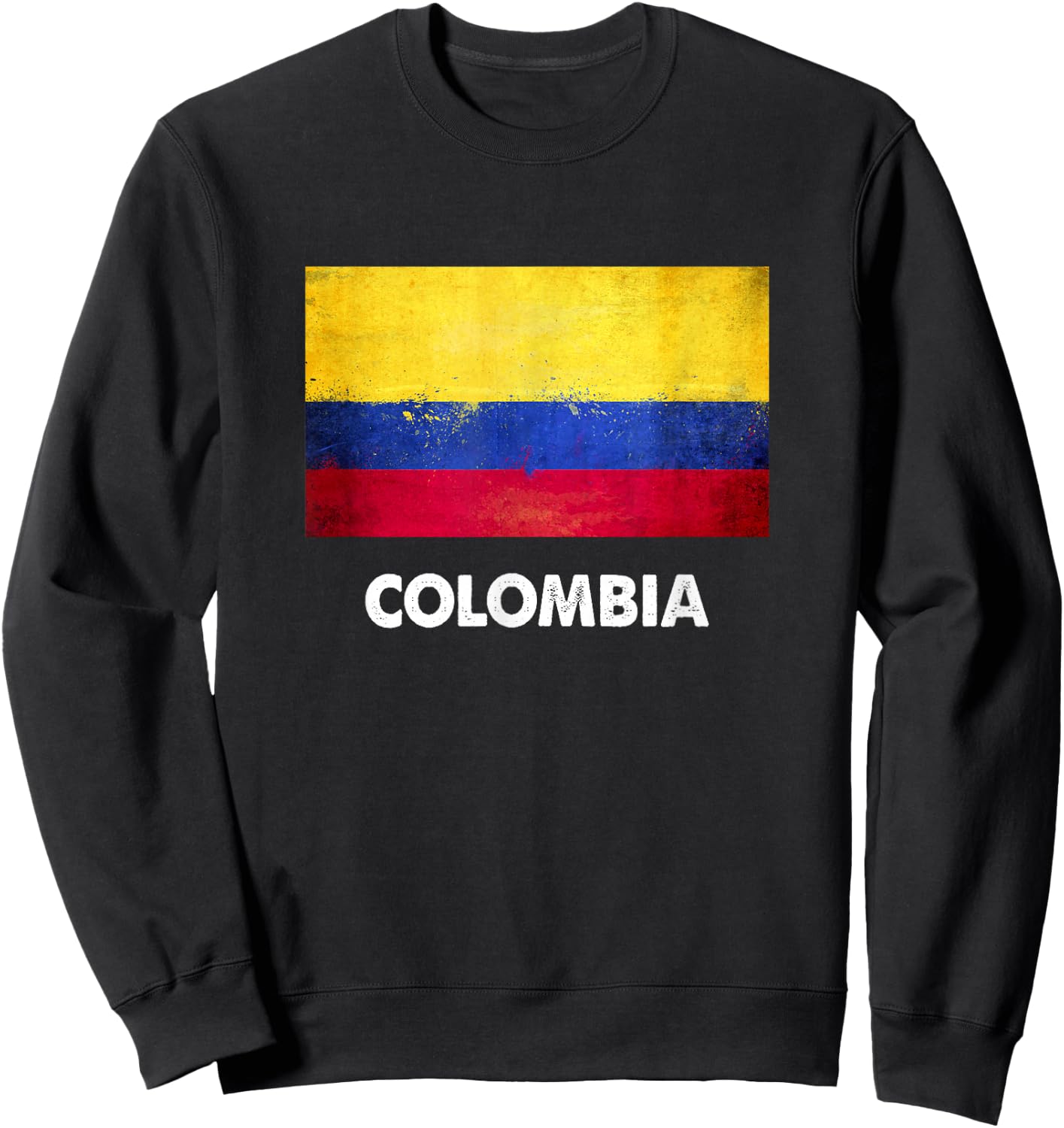 Colombia Flag Shirt | Colombian Sweatshirt - Sweatshirt | Black
