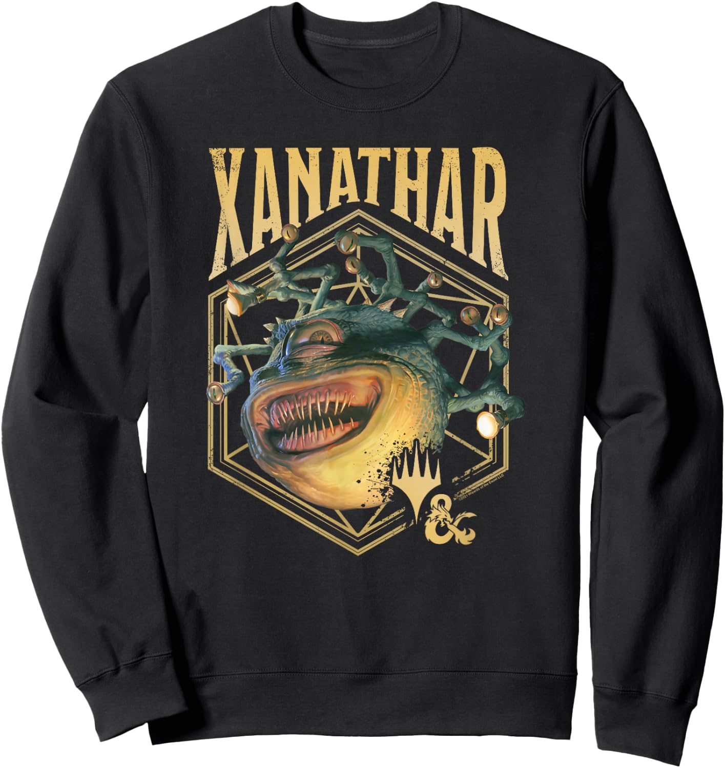 Magic: The Gathering D&D Xanathar Beholder Fury Sweatshirt - Sweatshirt | Black