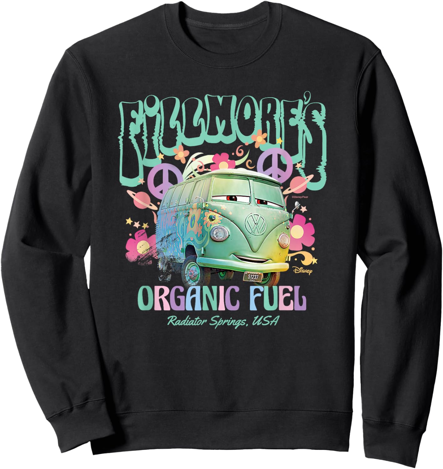 Cars Fillmores Organic Fuel Sweatshirt - Sweatshirt | Black