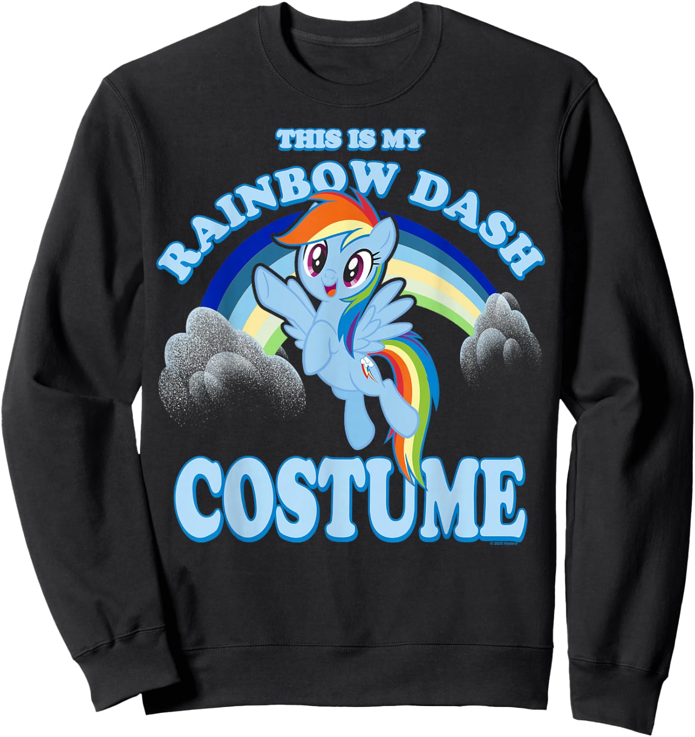 My Little Pony: Friendship Is Magic Rainbow Dash Halloween Sweatshirt - Sweatshirt | Black