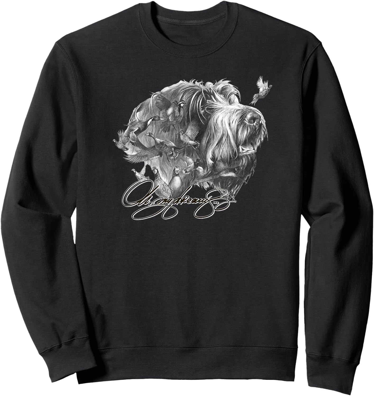 Wirehaired Pointing Griffon Shirt Sweatshirt - Sweatshirt | Black